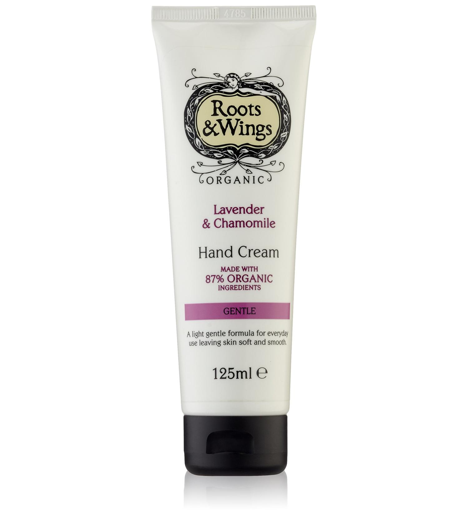 Roots and Wings Organic Lavender Chamomile Hand Cream 125ml | Gentle Moisturizing for All Skin Types - International Shipping - Buy Online on GoSupps.com