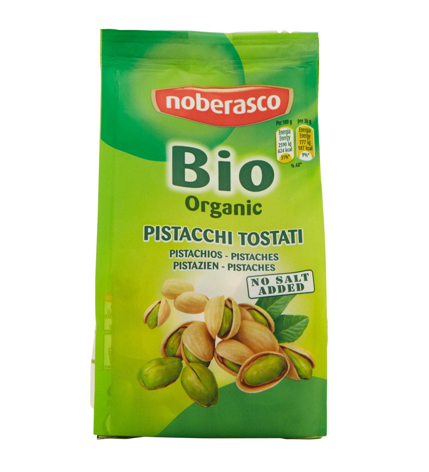  Noberasco Organic Pistacchi Tosati Noberasco 150g - Unsalted Roasted Shell Pistachios - Buy Online on GoSupps.com