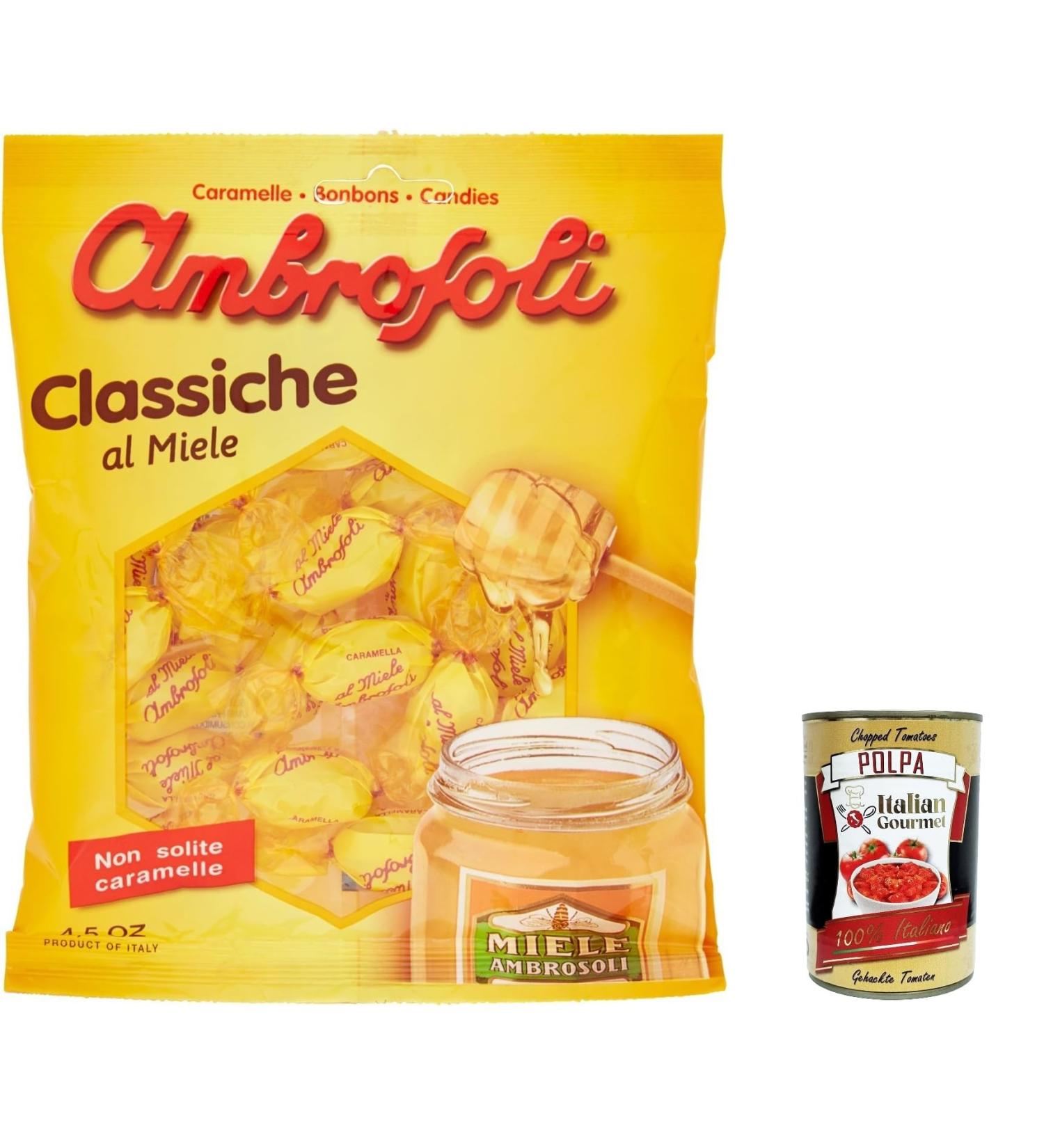  Italian Gourmet E.R. Ambrosoli Classic Honey Sweets Set of 6 135 g + Italian Gourmet Pulp 400 g - Buy Online on GoSupps.com