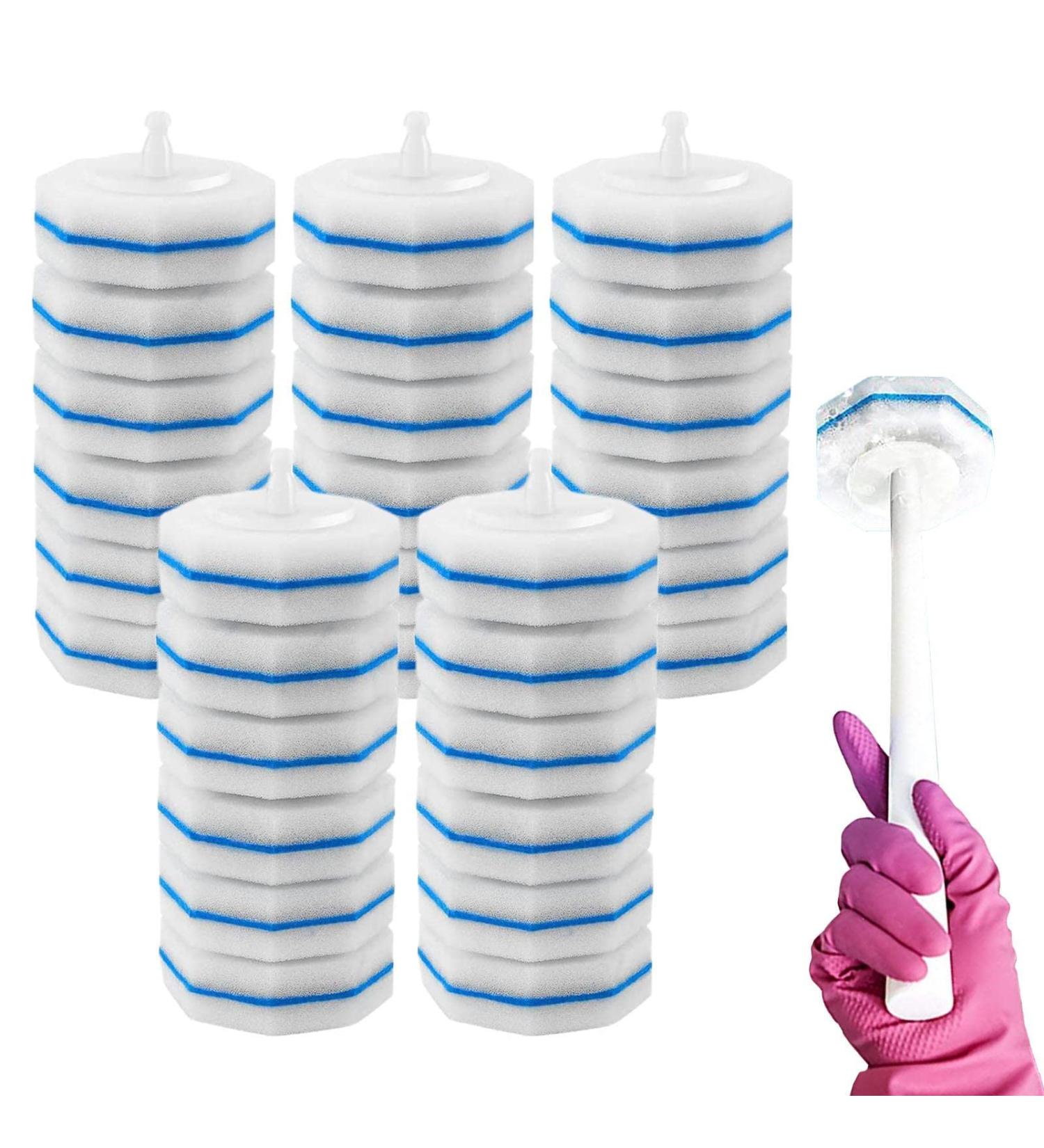 30pcs Toilet Wand Refills For Toilet Bowl Brush Toilet Bowl Cleaner Refills Toilet Wand Refills Sponges Scrub Heads For Bathroom Toilet Brush Accessories Supplies Kit - Buy Online on GoSupps.com