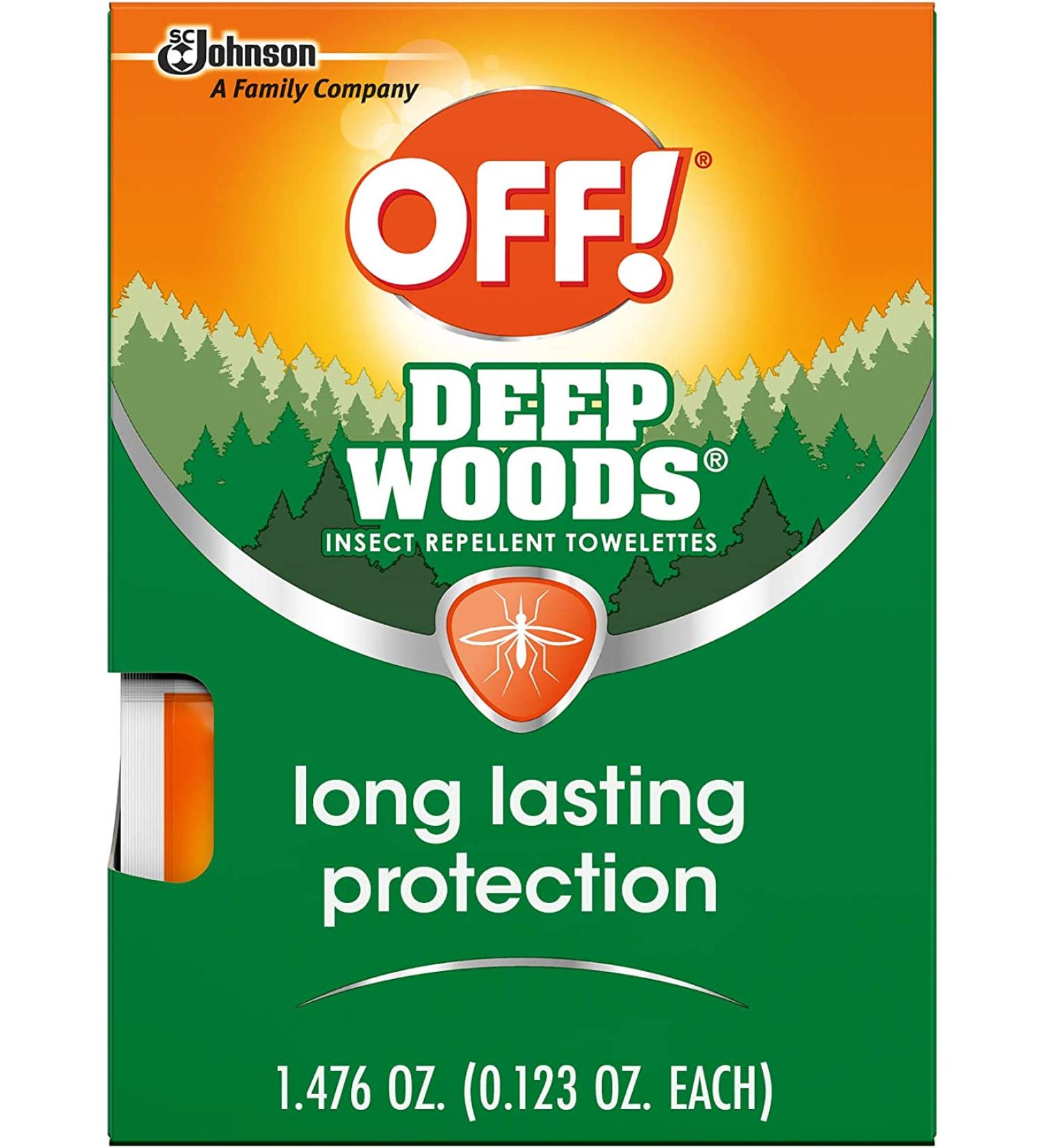 OFF! Deep Woods Mosquito Repellent Wipes - 12 Individually Wrapped, Long-Lasting Formula - Buy Online on GoSupps.com