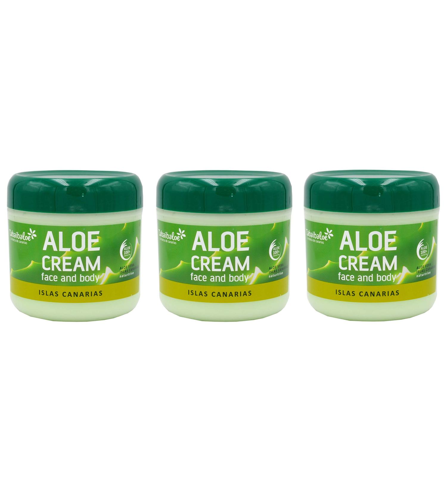 Tabaiba Face Cream and Body Aloe Vera x 3 units