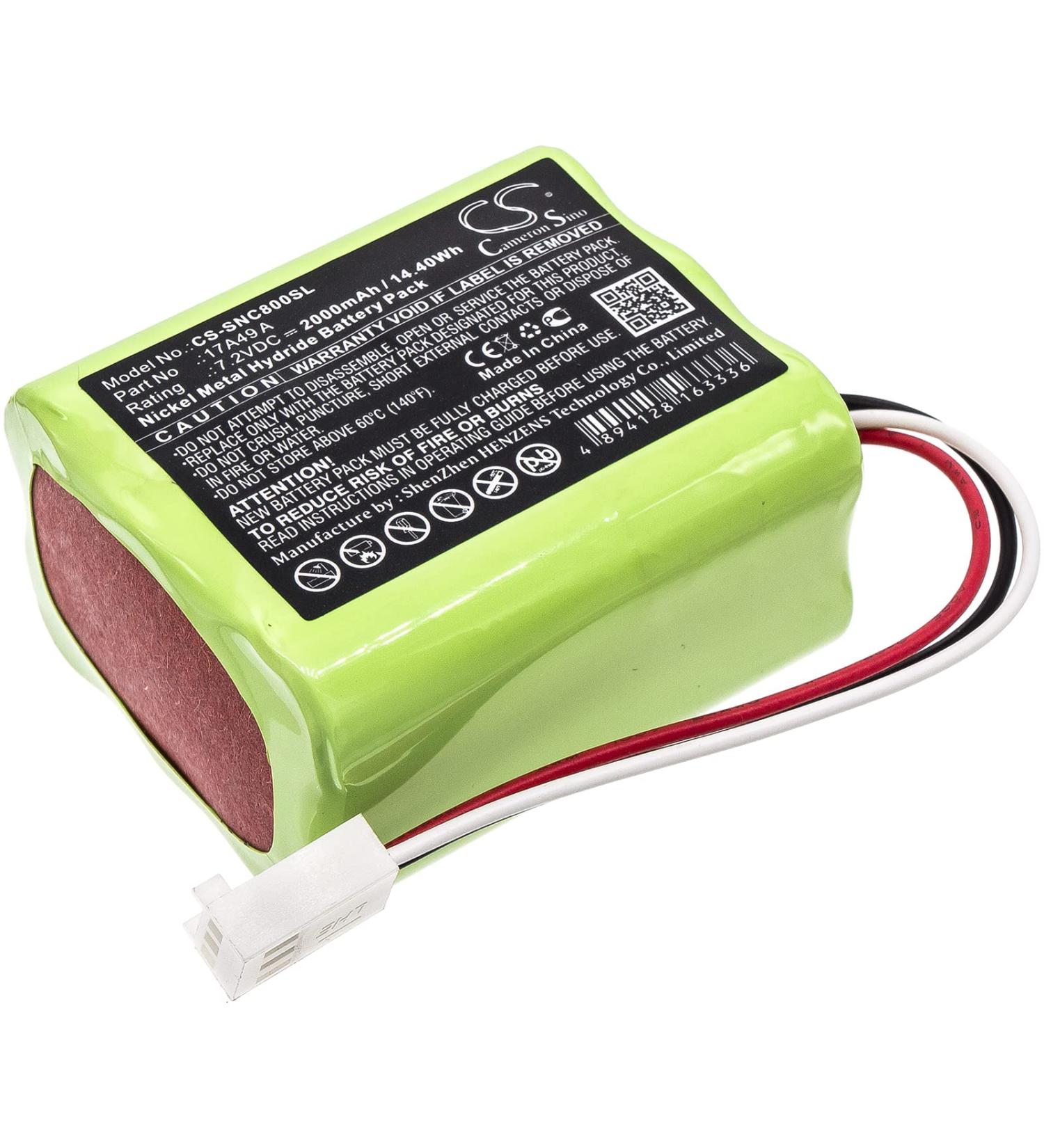 Afshan 2000mAh 7.2V Battery Replacement for Sencore AVT-800217 D 17A49 A | International Shipping Available - Buy Online on GoSupps.com