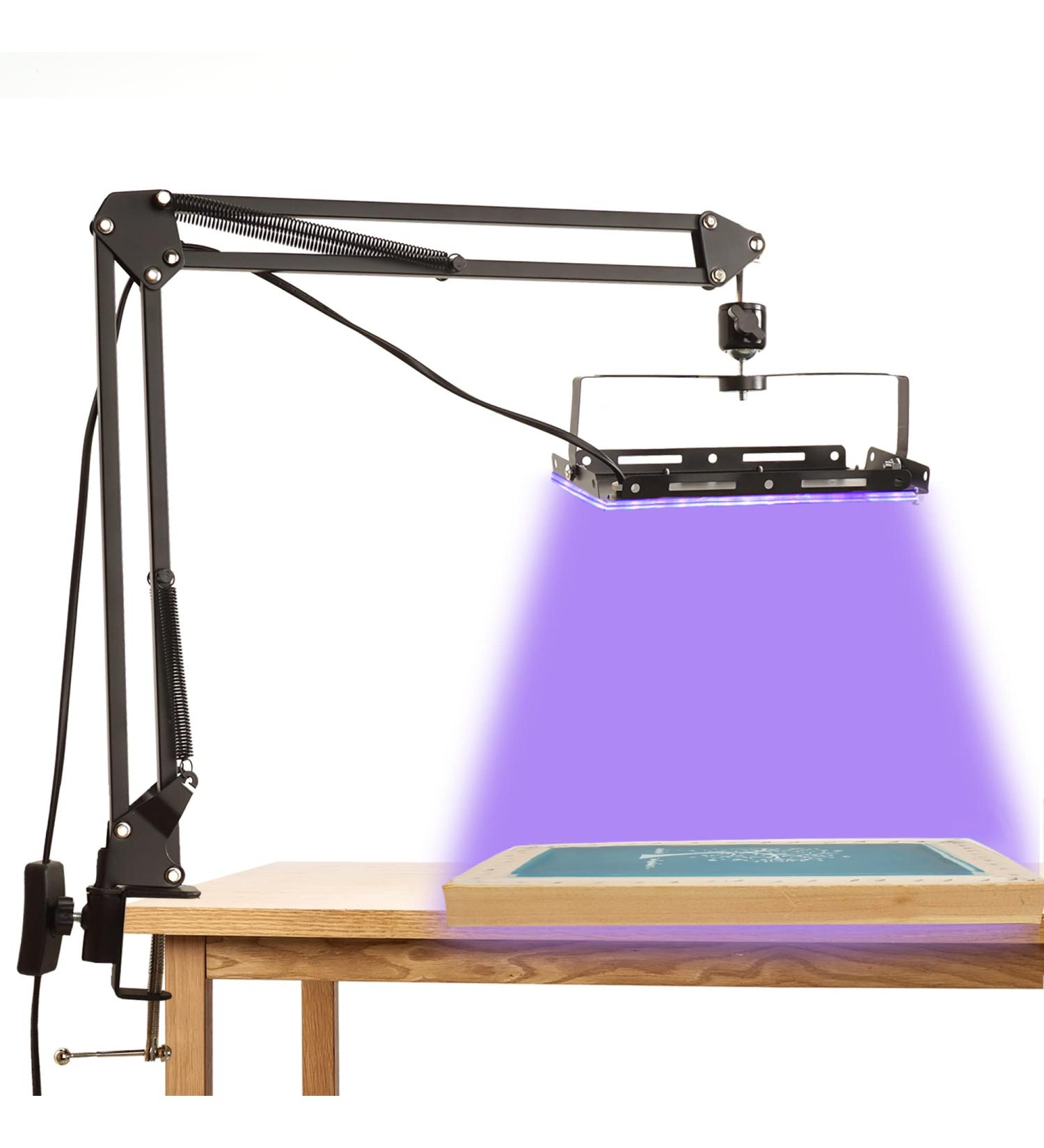Dorhui 25W LED UV Screen Printing Exposure Unit with Adjustable Stand - Perfect for Cyanotype and Photo Emulsion Kits - Buy Online on GoSupps.com
