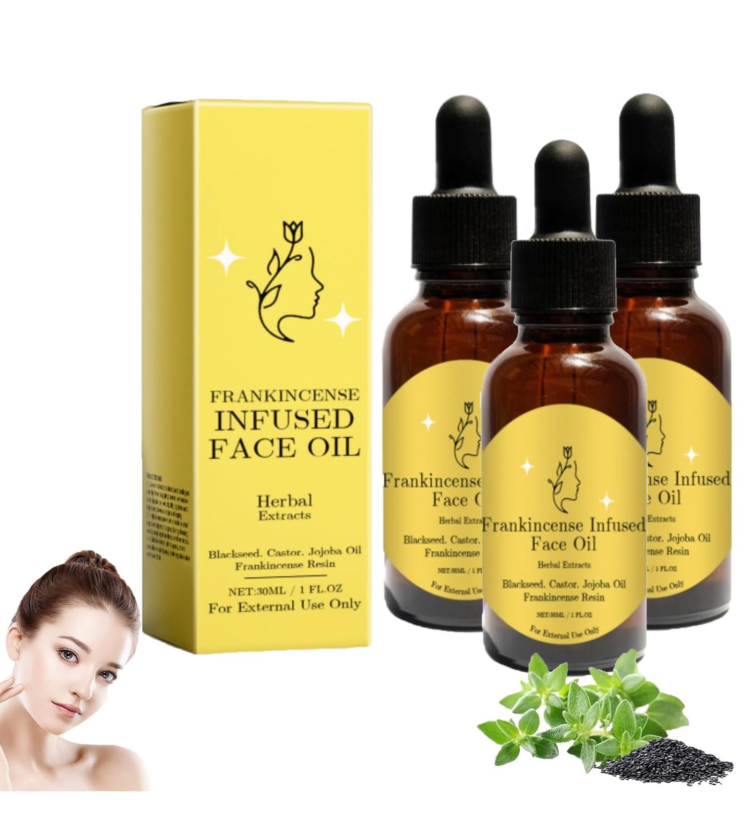LXCJZY Frankincense Resin Infused Organic Black Seed Frankincense Resin Oil for Face Castor & Jojoba Oils Natural Skin Care Products to Smooth Fine Lines and Wrinkles (3pcs 30ml) 3pcs 30 ml (Pack of 1) - Buy Online on GoSupps.com