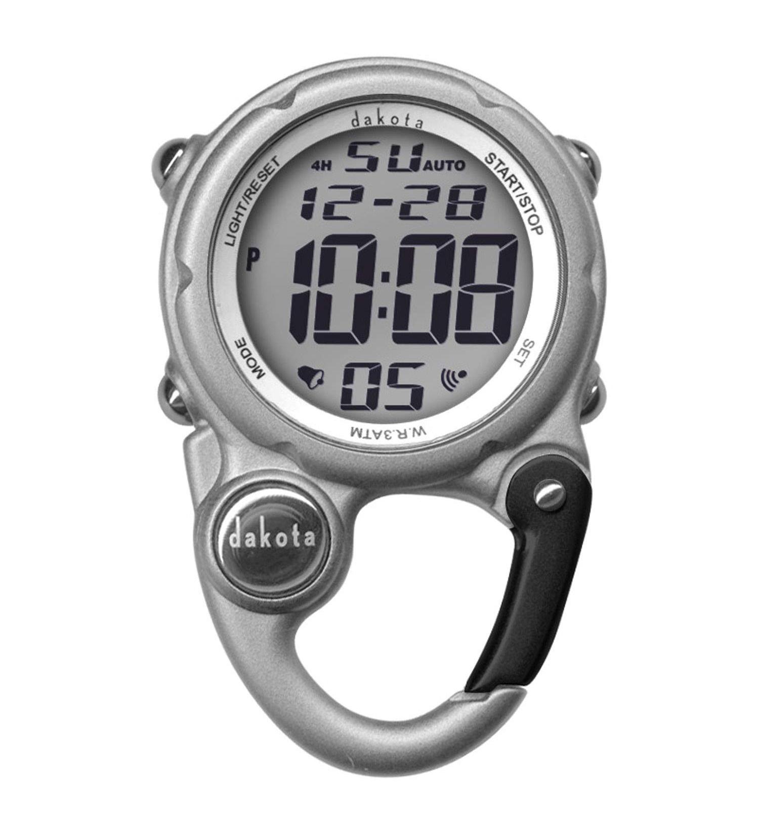 Dakota Digital Clip Mini Watch - Water Resistant - Silver | Shop Now - Buy Online on GoSupps.com