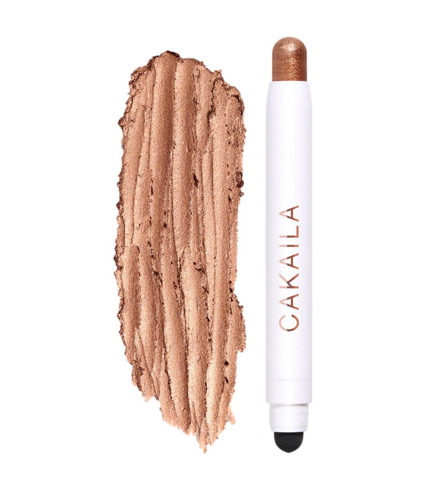 Eye Brightener Stick Sweatproof Double-end Cream Eyeshadow for Mature Skin - Highlighter Stick Makeup Crayon Automatic Rotating for Silky Look - Buy Online on GoSupps.com