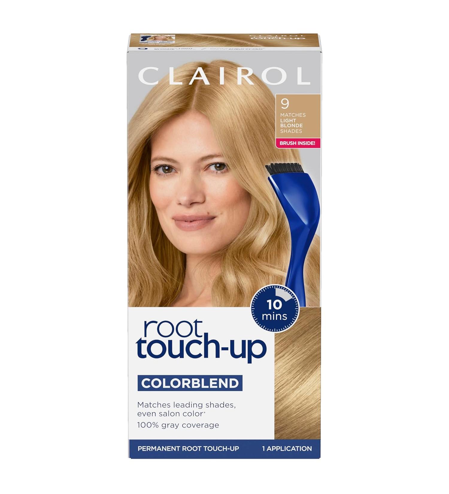 Clairol Root Touch-Up by Nice'n Easy Permanent Hair Dye Blonde Hair Color - 9 Light - 1 Fl OZ - Buy Online on GoSupps.com