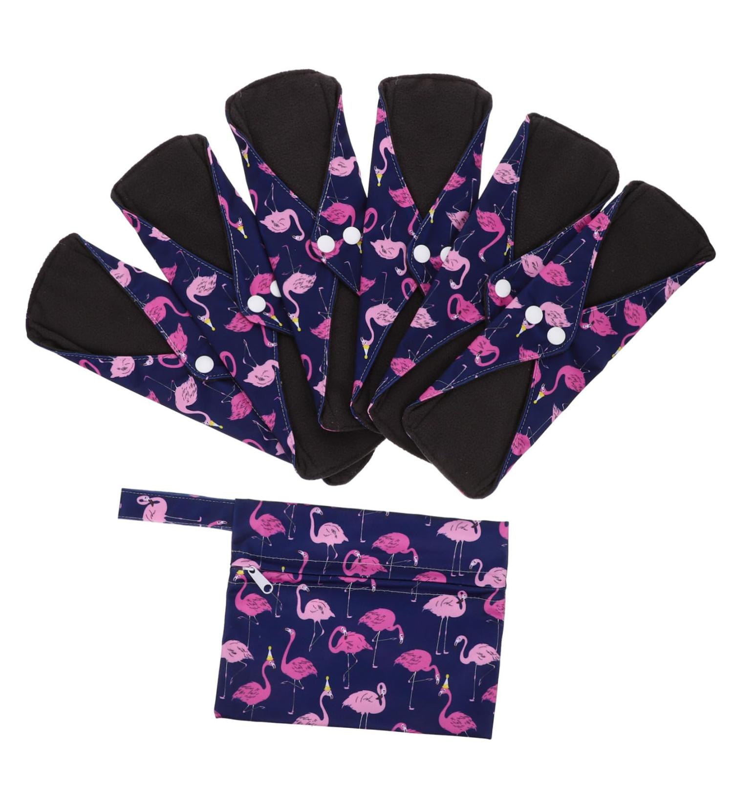 Fomiyes Women's Bamboo Cotton Washable Menstrual Pads - Comfortable & Eco-Friendly Period Care | Buy Now - Buy Online on GoSupps.com