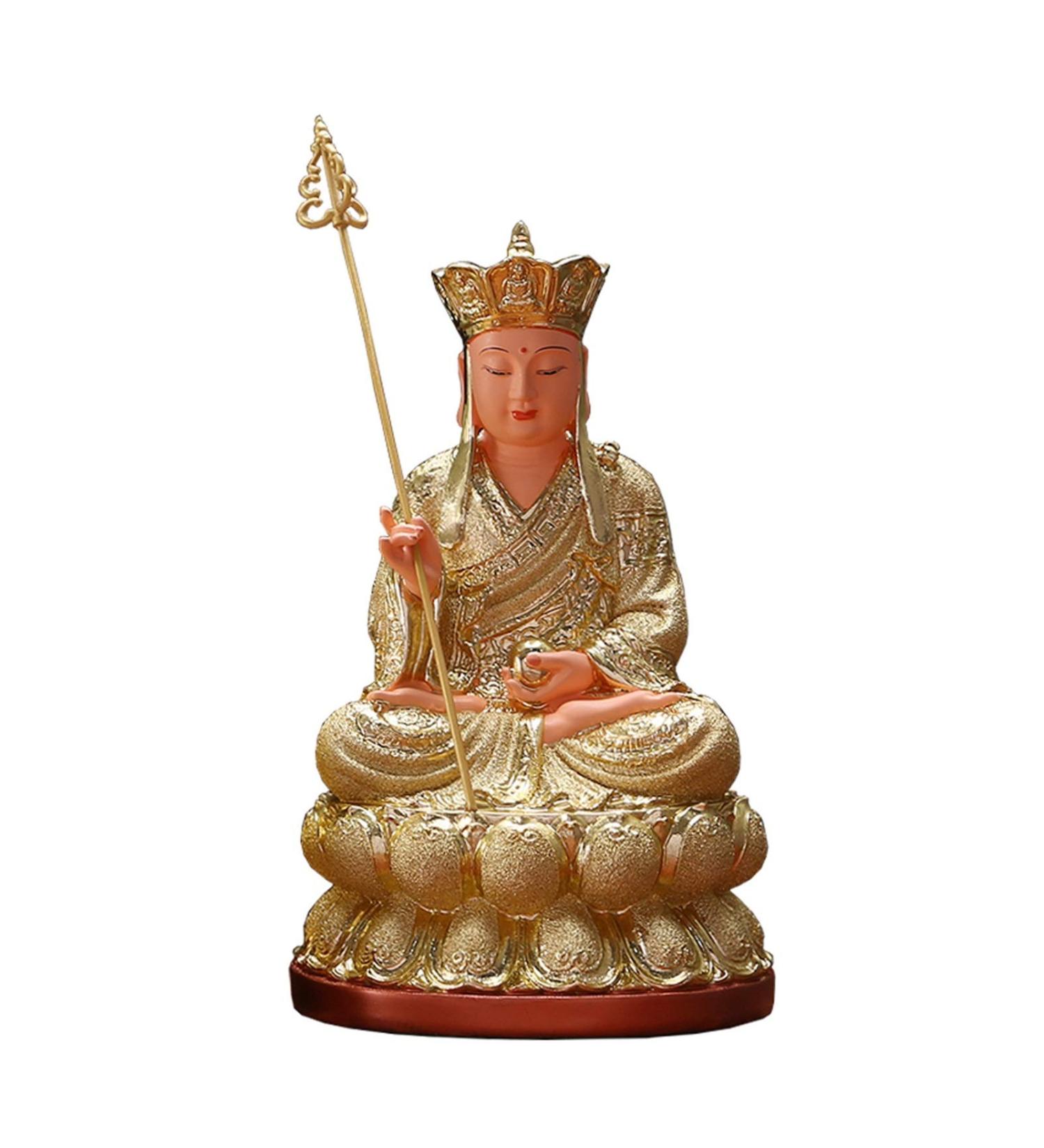Buddha Statue Lifelike Ksitigarbha Statue Chinese Gift Perfect for Your Home or Office Attractive & Serene TangSeng Buddha Statue Garden Buddha Statues (Size : Small) () - Buy Online on GoSupps.com