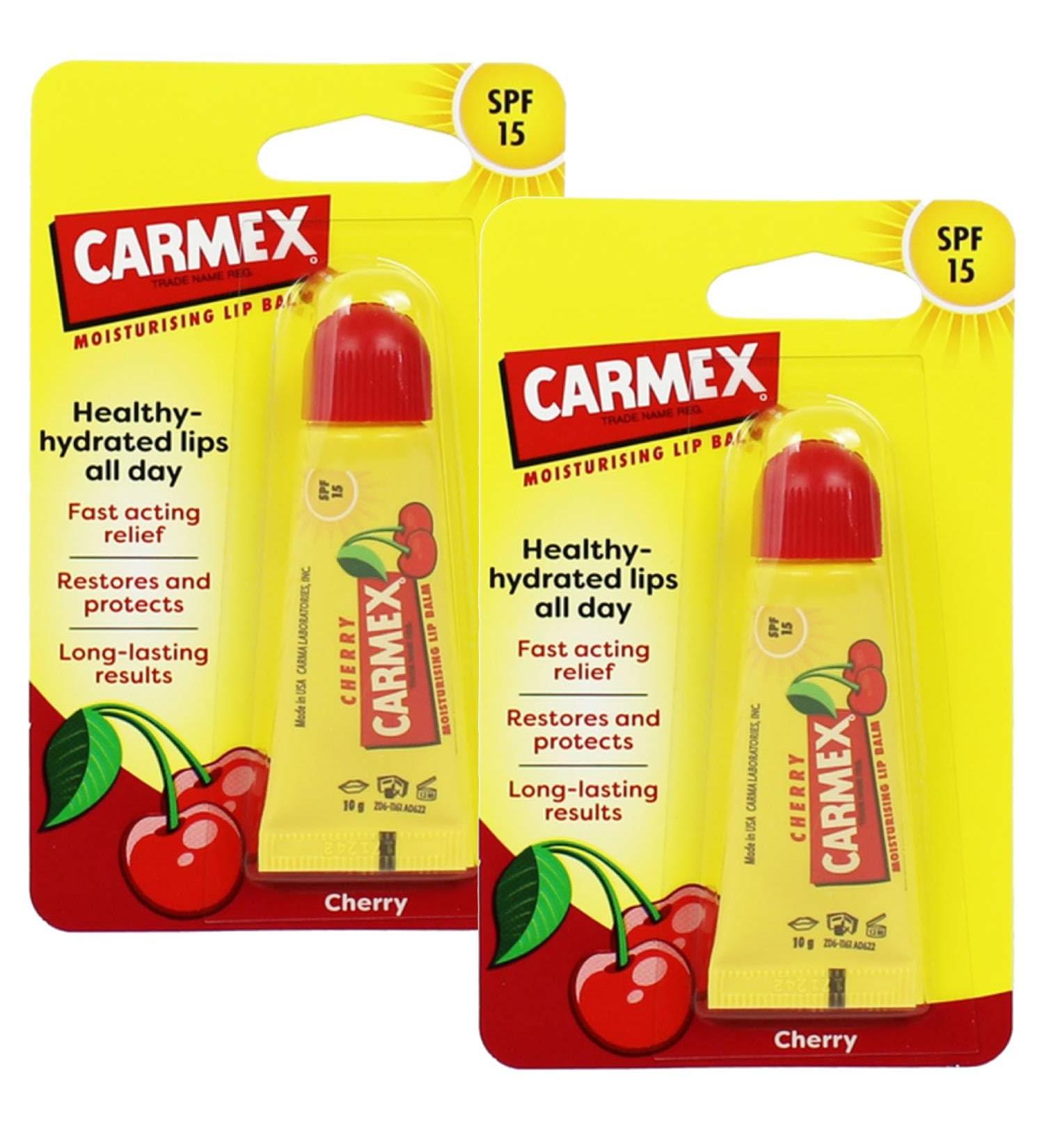  Carmex Carmex Cherry Lip Balm Moisturizing Spf 15 2 Units - Buy Online on GoSupps.com
