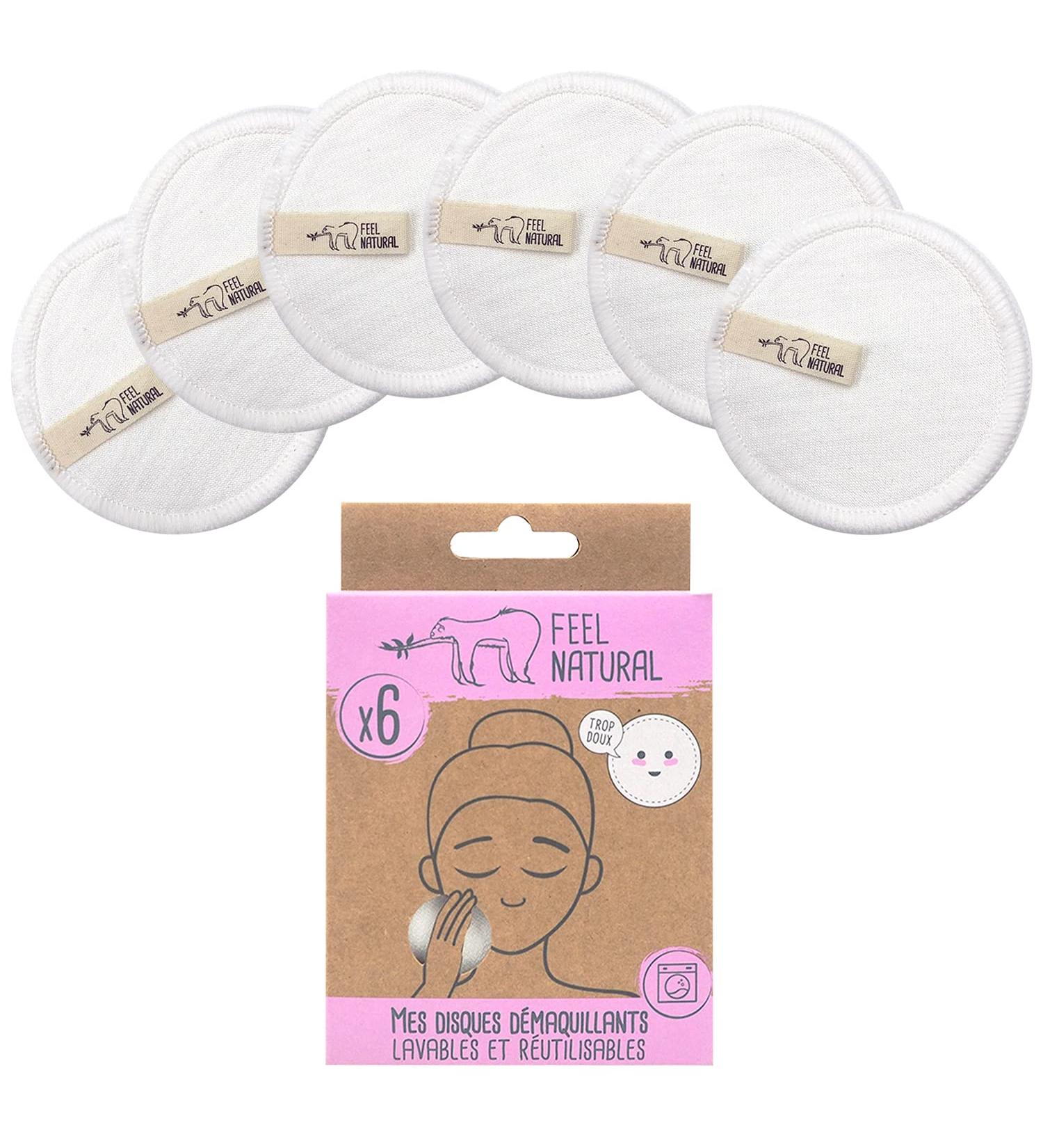 Buy Refill Pack of 6 Cotton Pads for Effortless Make-Up Removal | International Shipping Available - Buy Online on GoSupps.com