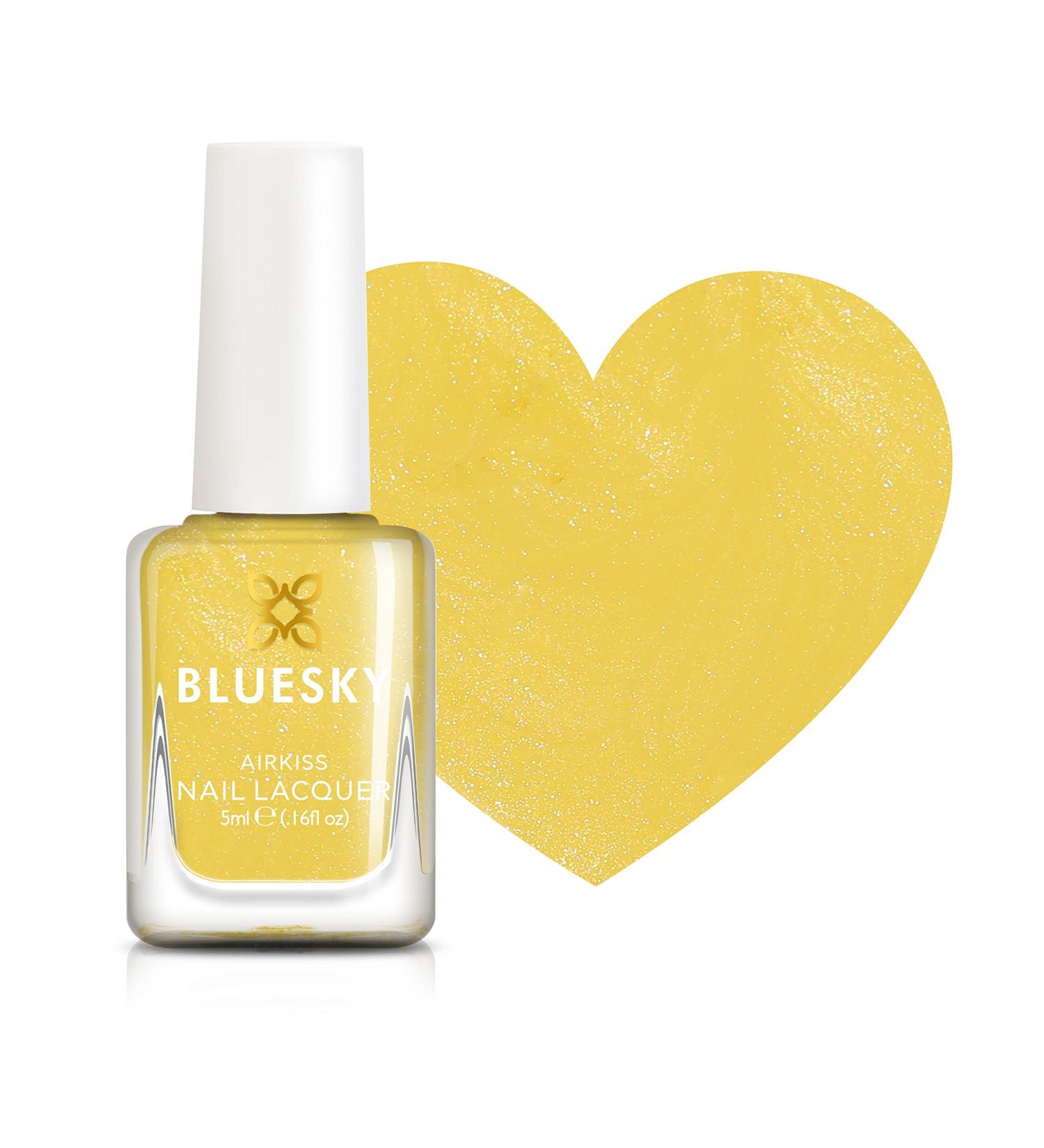 Bluesky Kids Nail Varnish - My Sun Yellow Emotional Peele Non-Toxic Water Based Odourless Nail Polish for Kids 7ml - Buy Online on GoSupps.com