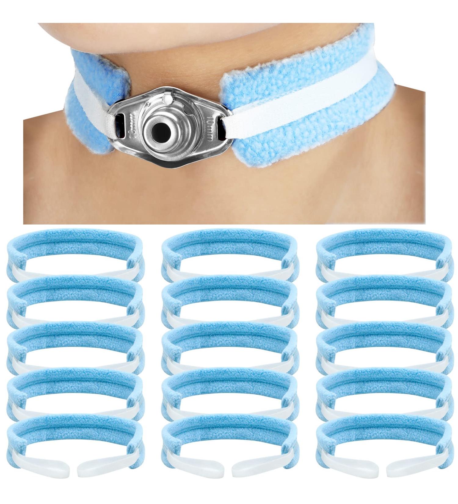 15 Pcs Adjustable Tracheostomy Tube Holder | Soft & Reusable Tracheostomy Care Kits - Buy Online on GoSupps.com