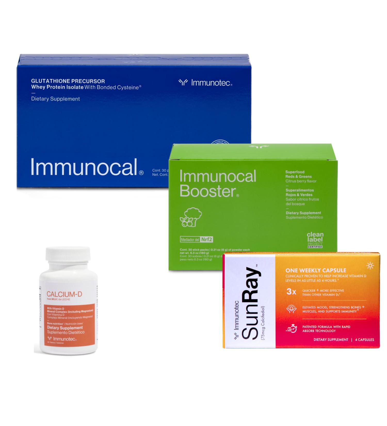 Immune Boost Bundle - additioned with Calcium and Sunray Vitamin D