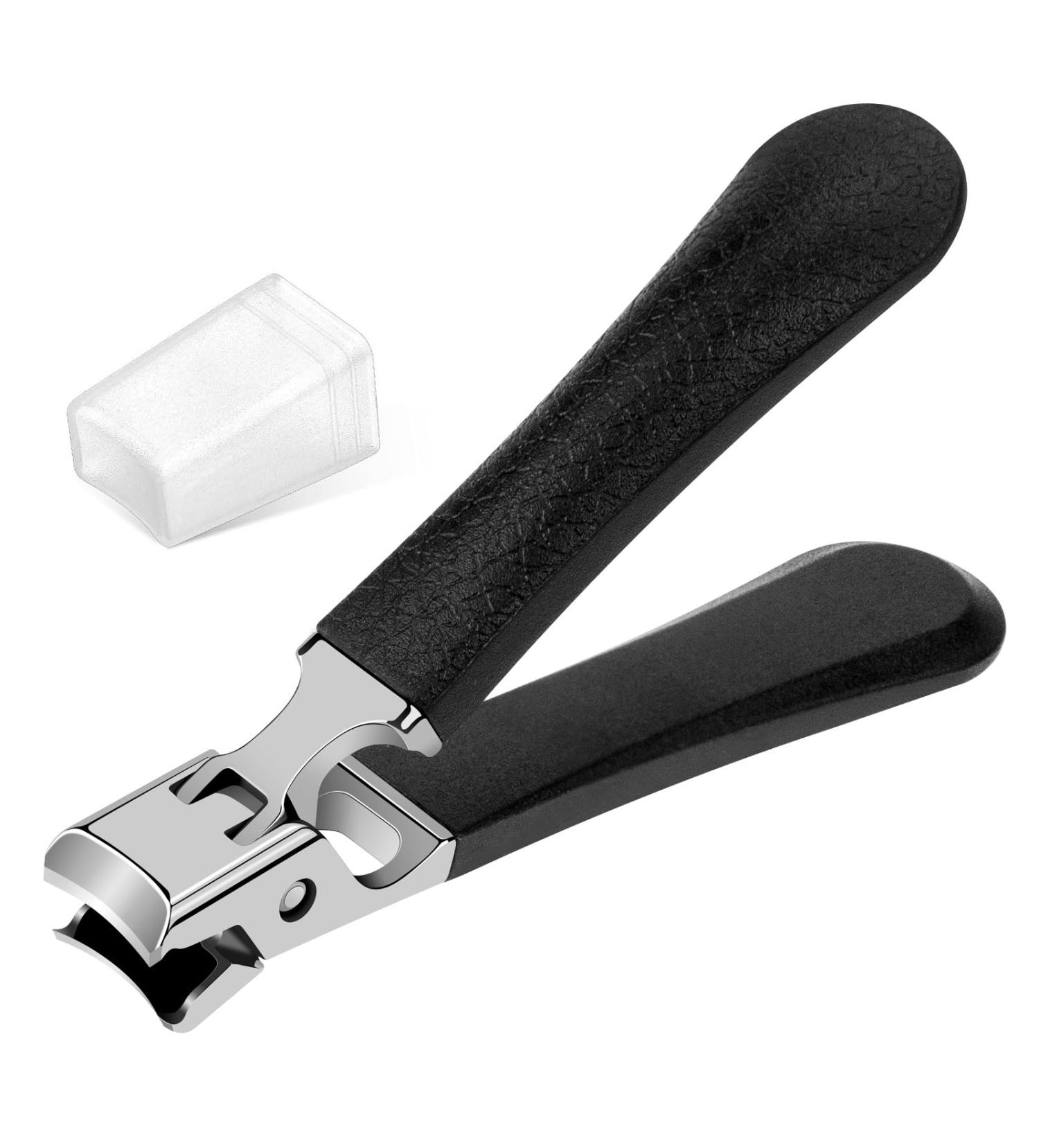 Professional Heavy Duty Nail Clippers for Thick Nails - Large Handle Toenail Clippers for Men and Women (Black) - Buy Online on GoSupps.com