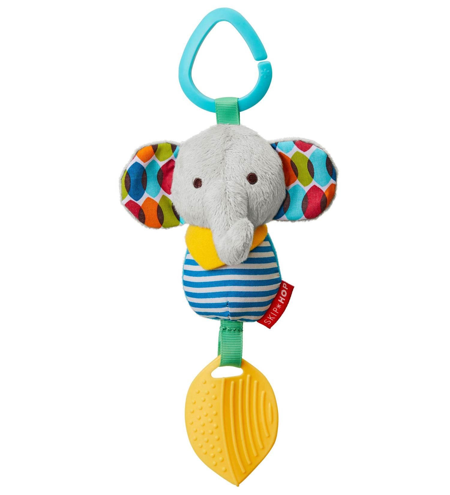 Skip Hop Bandana Buddies Baby Activity Chime & Teether Stroller Toy  Elephant - Buy Online on GoSupps.com