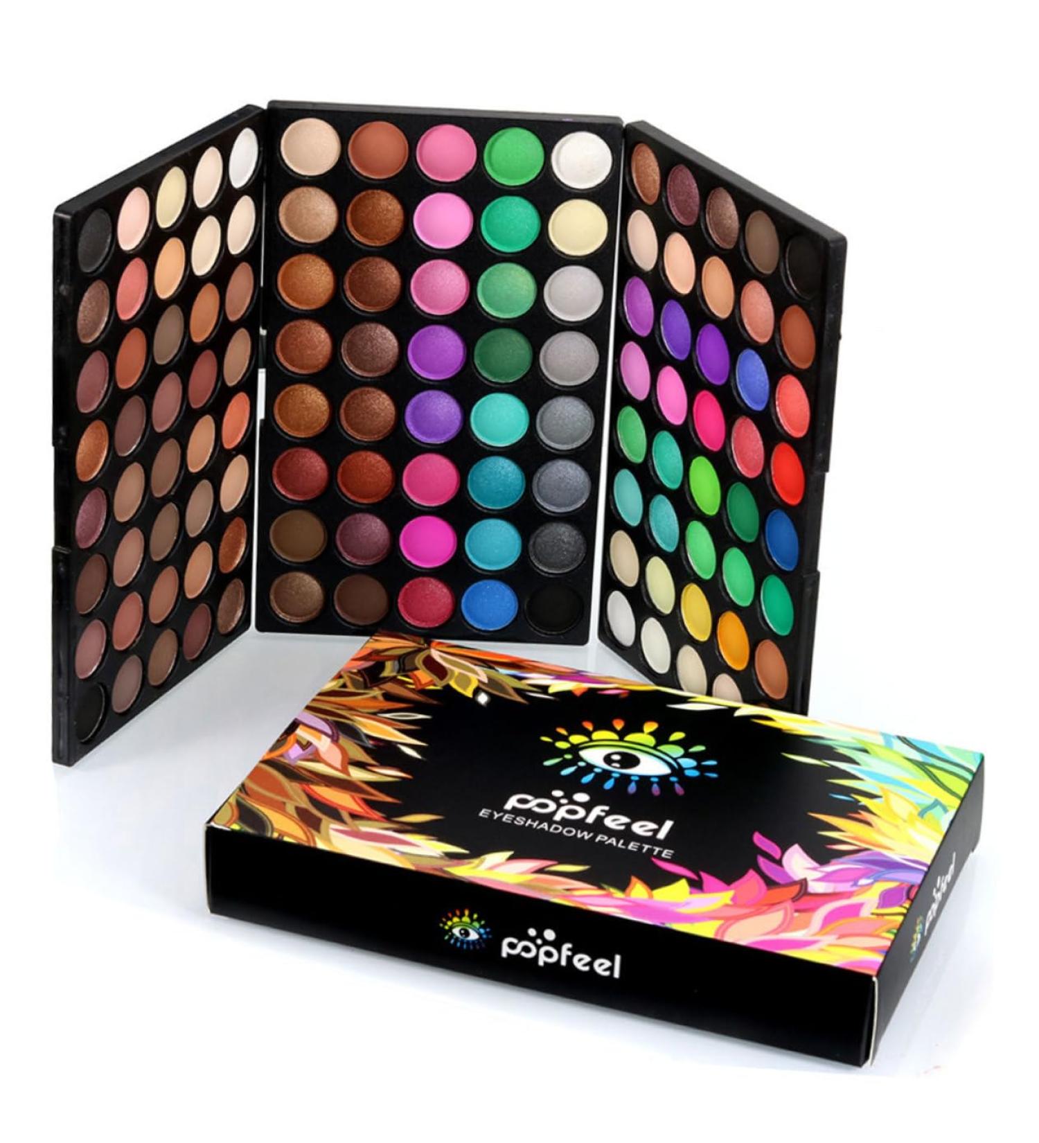 Beatifufu 120 Eyeshadow Powder Nude Eyeshadow Palette Eyeshadow Palette Neutral Glitter Eye Shadow - Buy Online on GoSupps.com