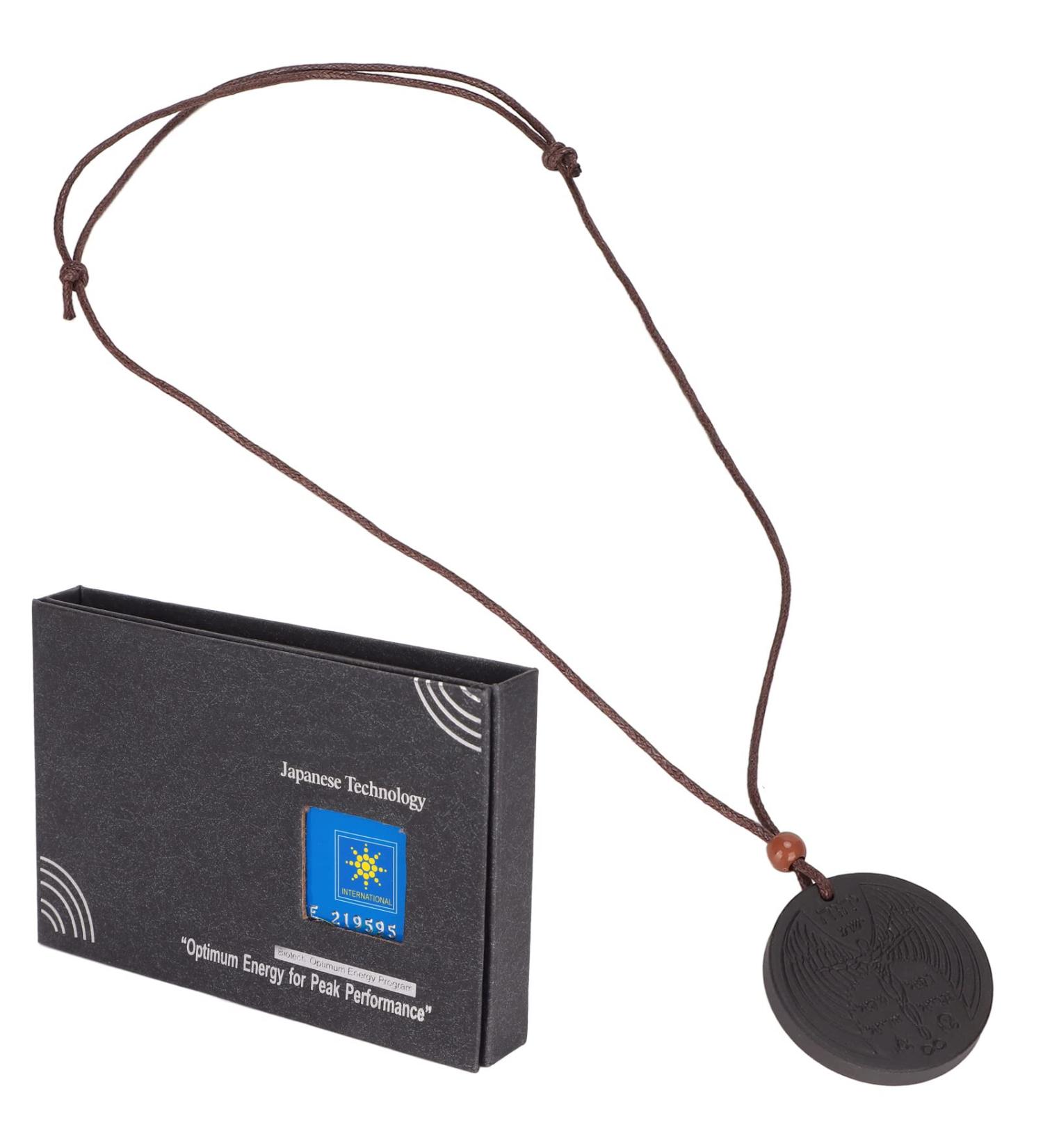 Volcanic Stone Pendant Lucky Blessing Chakra Beads Pendant Adjustable Healing Necklace Fashionable Rope Energy Necklace Health Care Pendant for Women Men - Buy Online on GoSupps.com