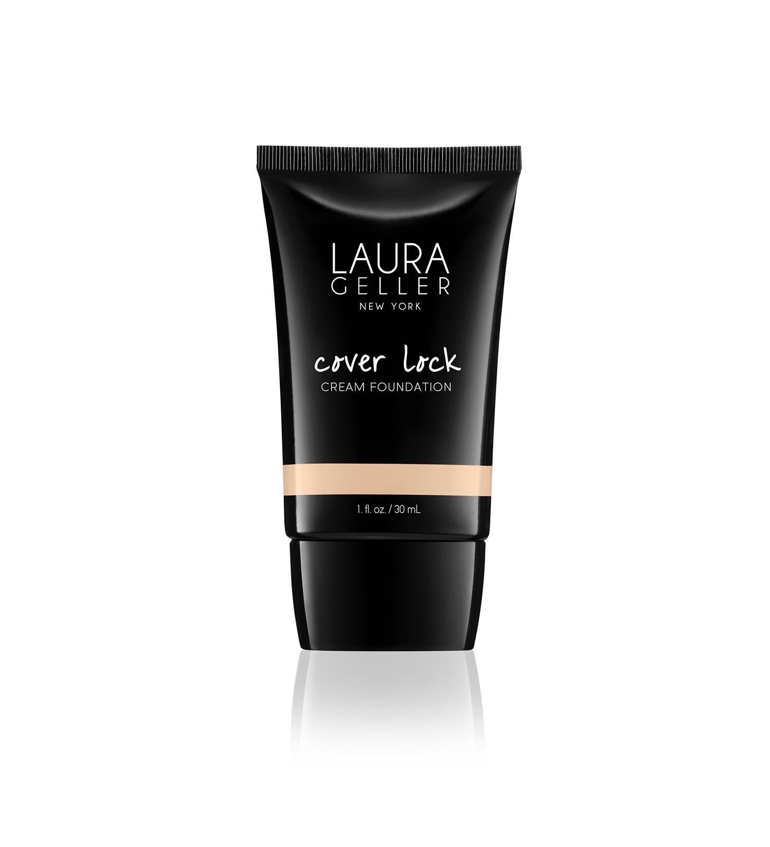 Laura Geller Cover Lock Cream Foundation - Light 1 fl oz | Best Coverage & Long-Lasting Finish - Buy Online on GoSupps.com