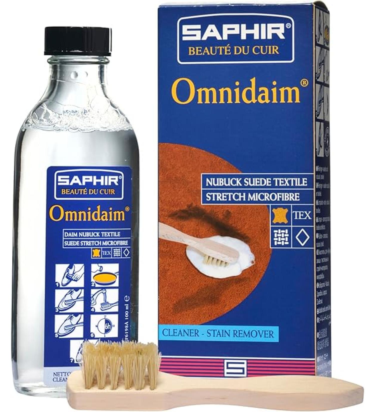SAPHIR Suede Nubuck Leather Cleaner - Omnidaim 100 - Buy Online on GoSupps.com