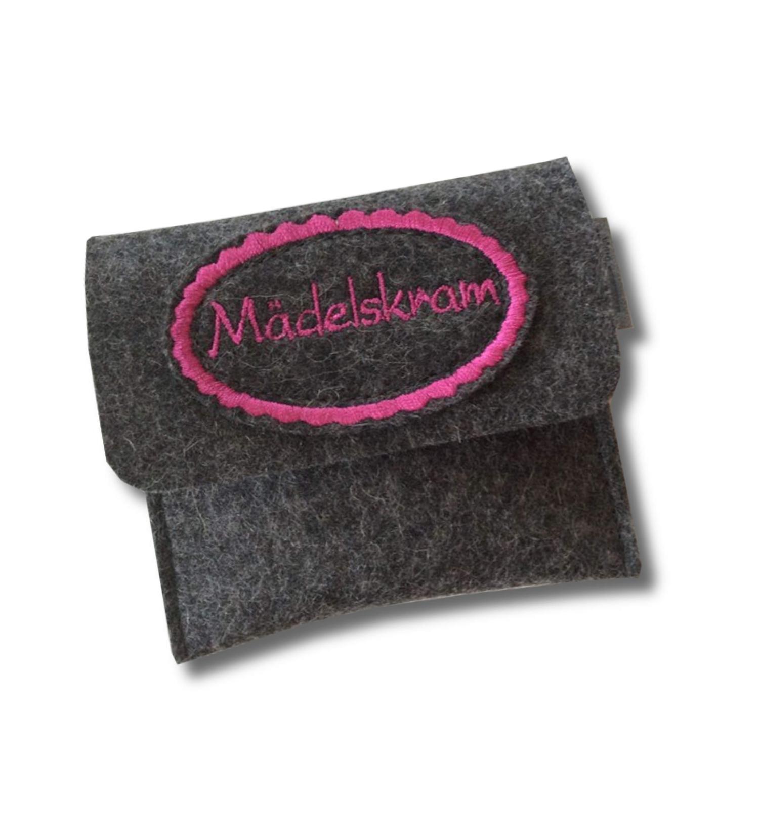 Goldi-Design Tampon Bag - Felt Pouch with Cheeky M delskram Inscription | Stylish & Unique International Shipping - Buy Online on GoSupps.com
