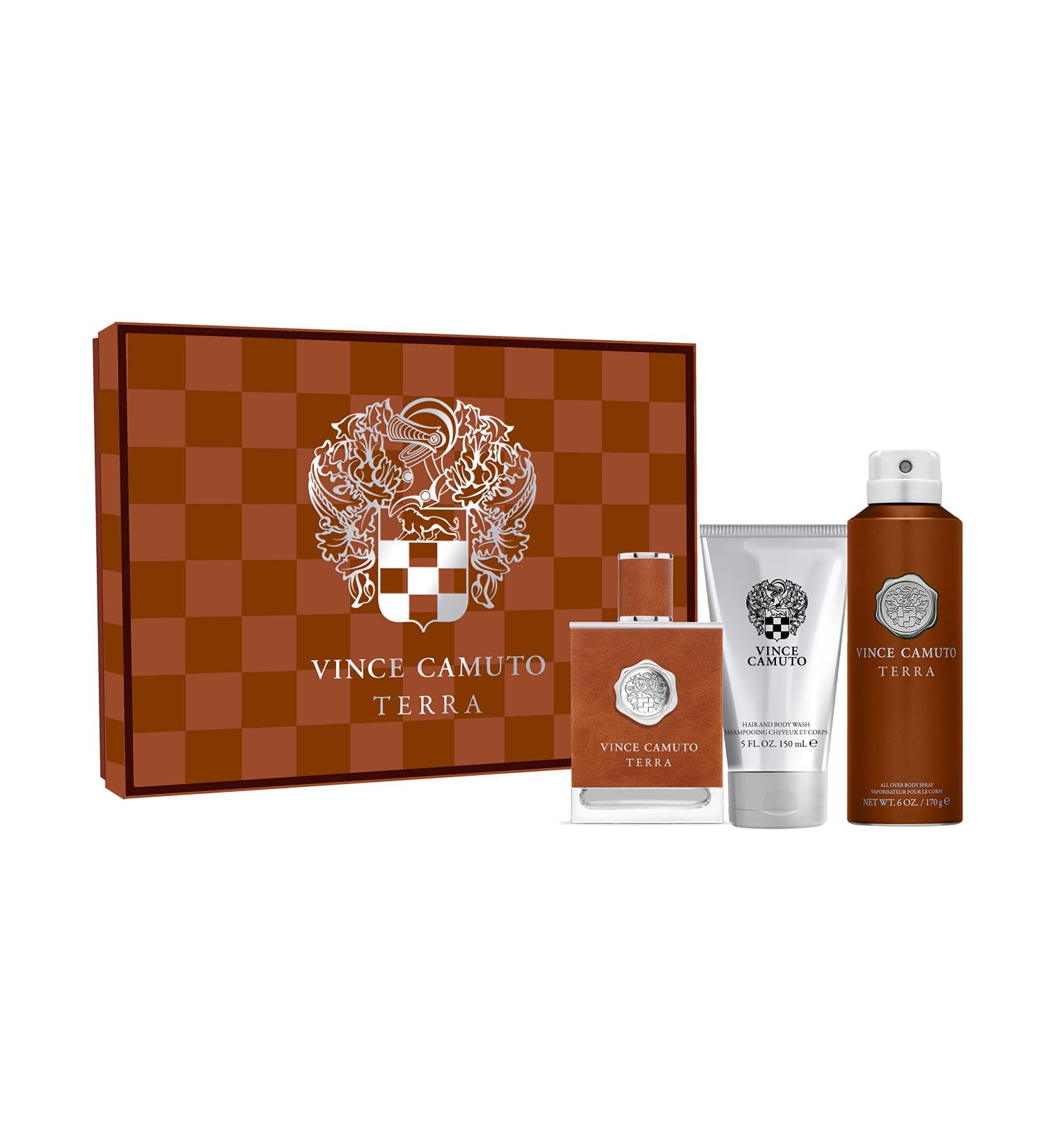 Vince Camuto Terra Eau de Toilette Spray for Men 1.13 Fl Oz (Pack of 3)