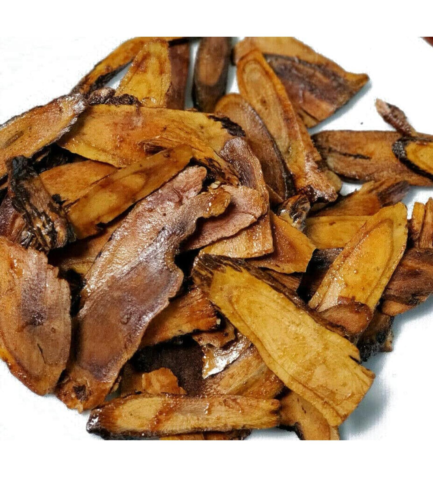TCM Herbs USA Zhi Gan Cao / Prepared Liquorice Root / Heated Glycyrrhiza Uralensis Fisch Radix (8 oz) 8 Ounce