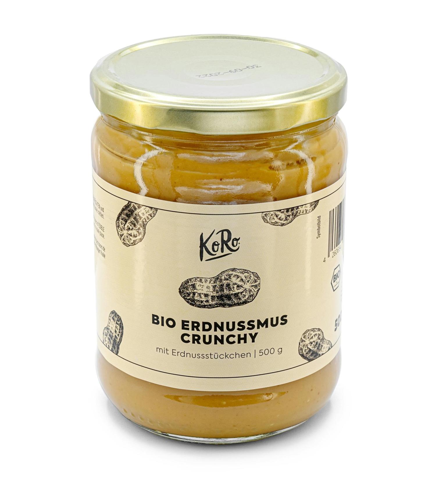 Koro Organic Crunchy Peanut Butter - 500g | Best International Shipping - Buy Online on GoSupps.com