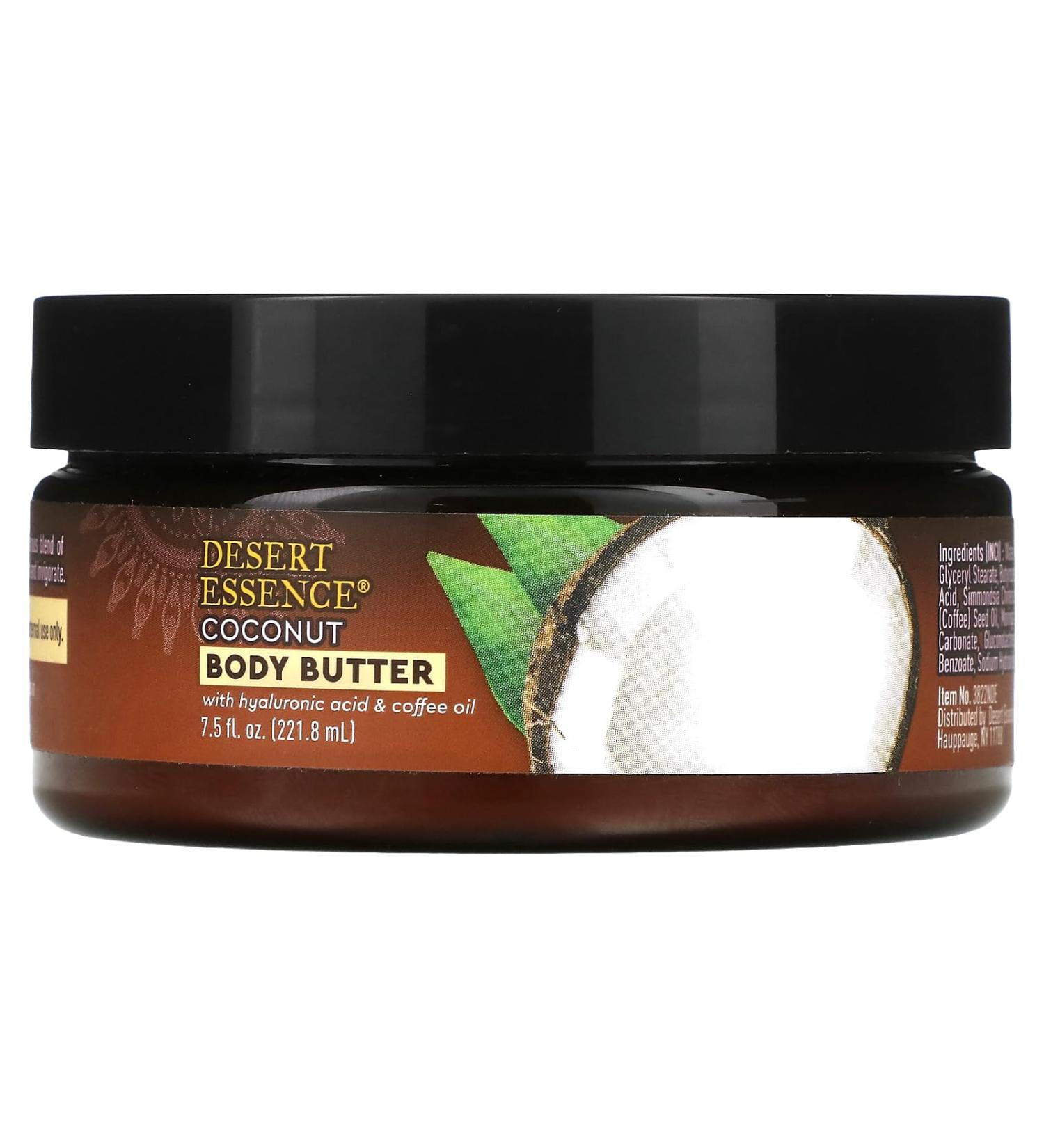 Buy Desert Essence Coconut Body Butter - Natural Moisturizer for Soft Skin | International Shipping Available - Buy Online on GoSupps.com