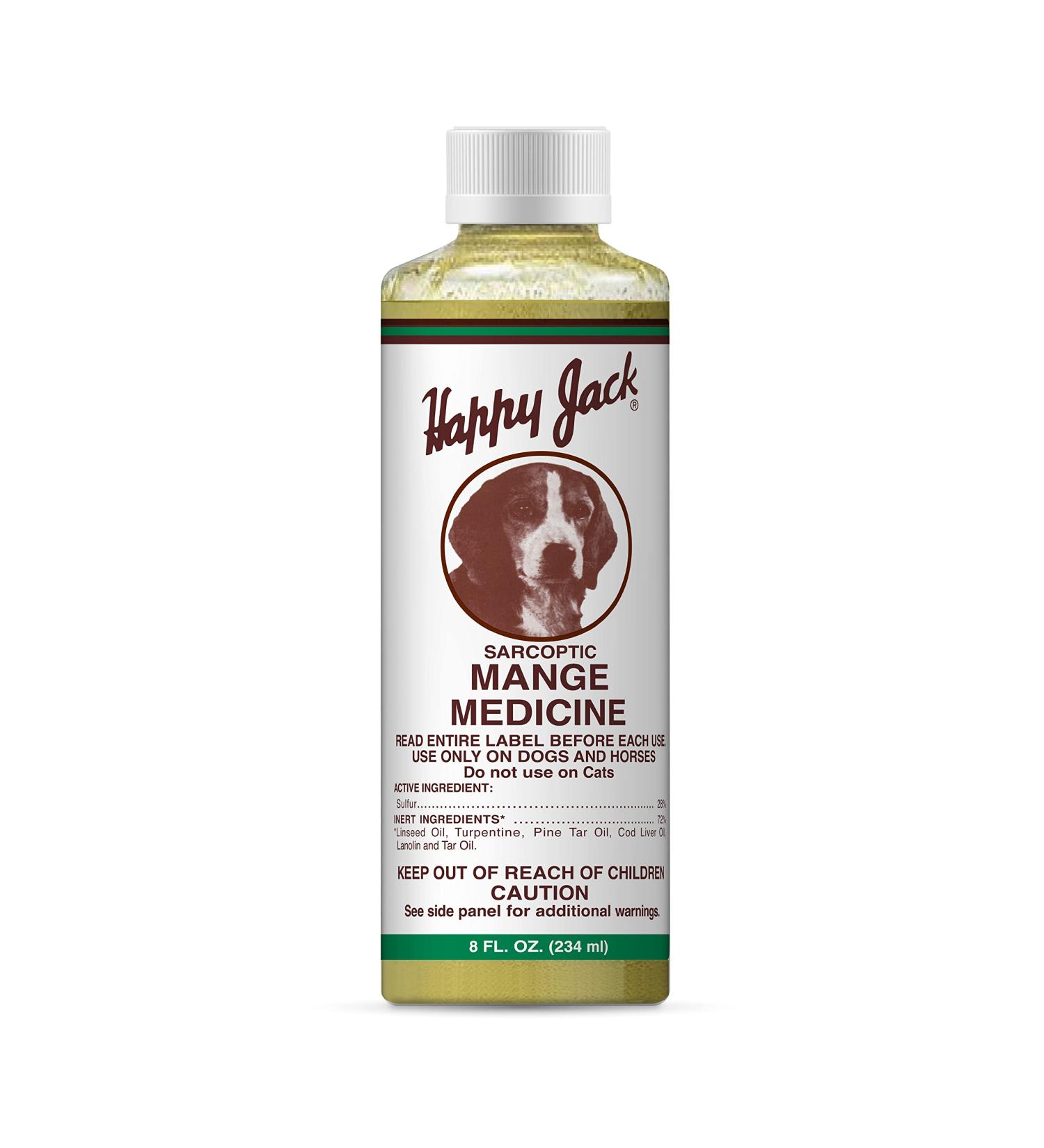 Happy Jack Sarcoptic Mange Medicine - 8 oz - Buy Online on GoSupps.com
