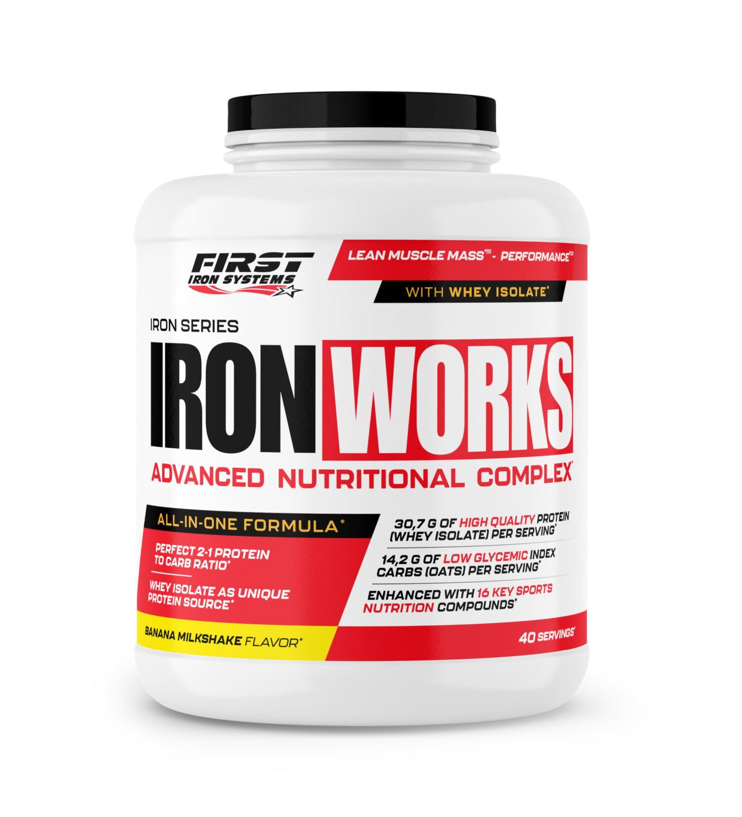 IRON WORKS 2200g (Protein Banana Milk Shake)