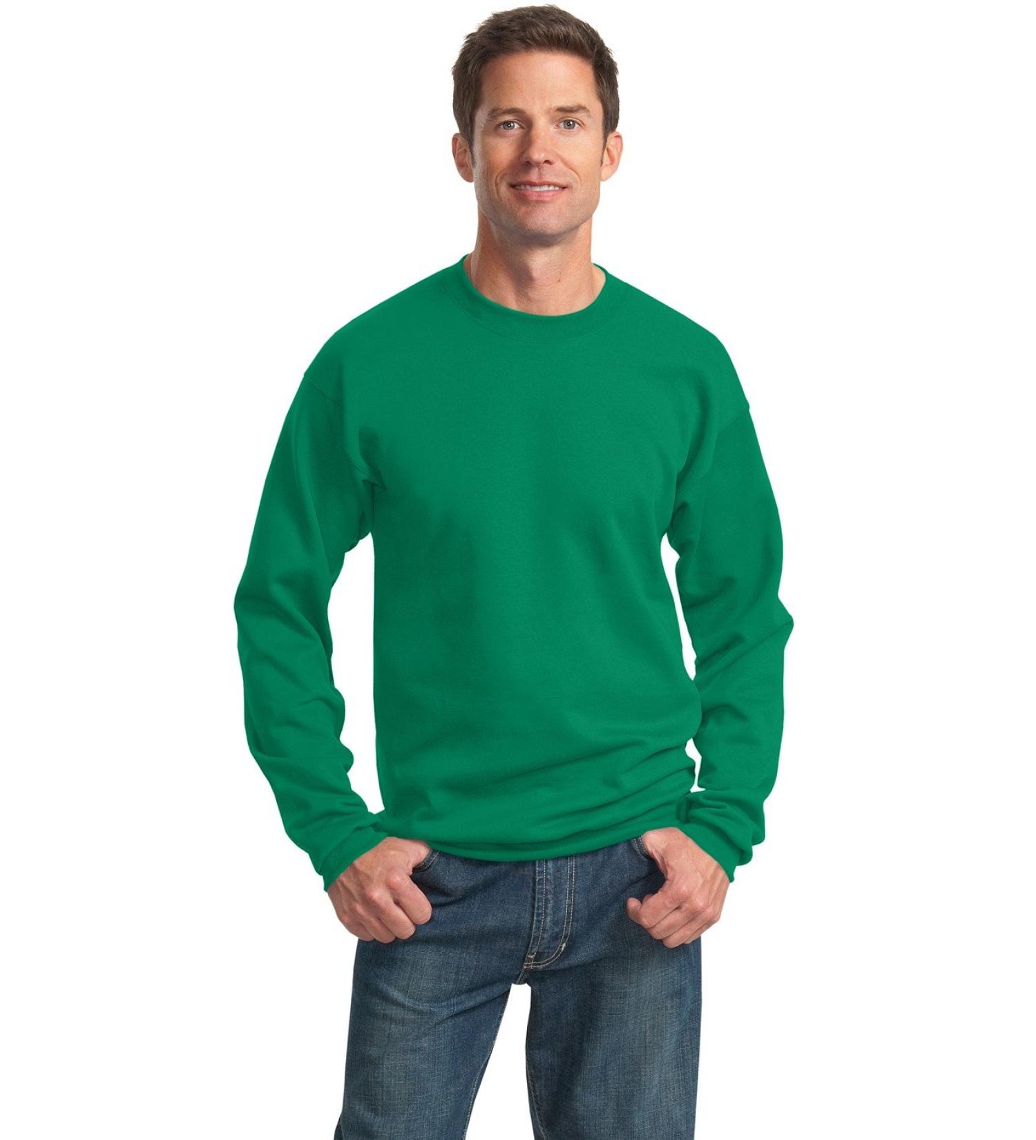 Port & Company Men's Classic Crewneck Sweatshirt Large Kelly