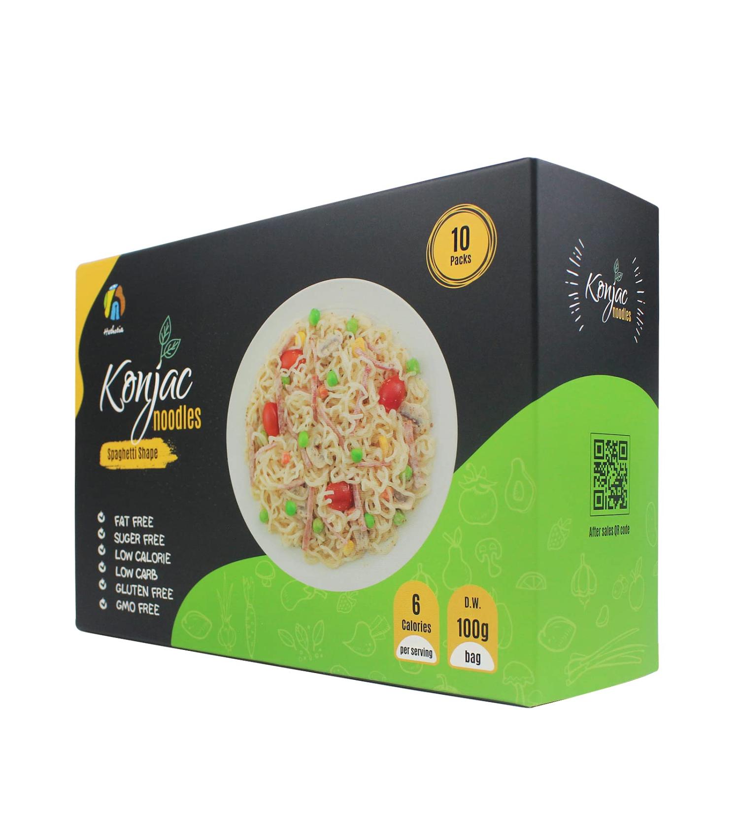 Hethstia Shirataki Noodle Keto Spaghetti - Gluten-Free, Pre-cooked, Low Calorie, Vegan, Sugar Free (5 oz Pack of 10) - Buy Online on GoSupps.com