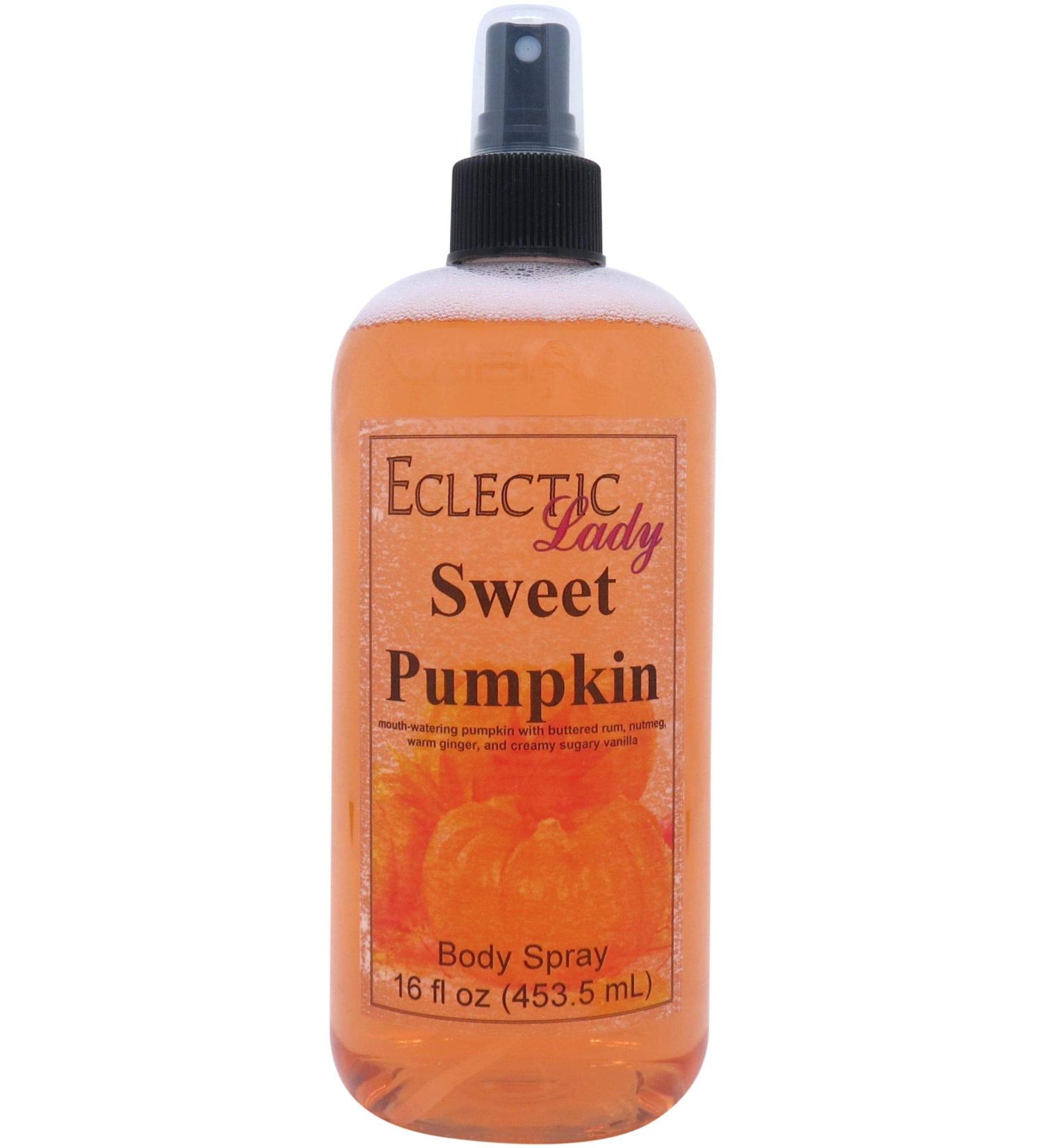 Sweet Pumpkin Body Spray 16 ounces Body Mist for Women with Clean Light & Gentle Fragrance Long Lasting Perfume with Comforting Scent for Men & Women Cologne with Soft Subtle Aroma For Daily Use - Buy Online on GoSupps.com