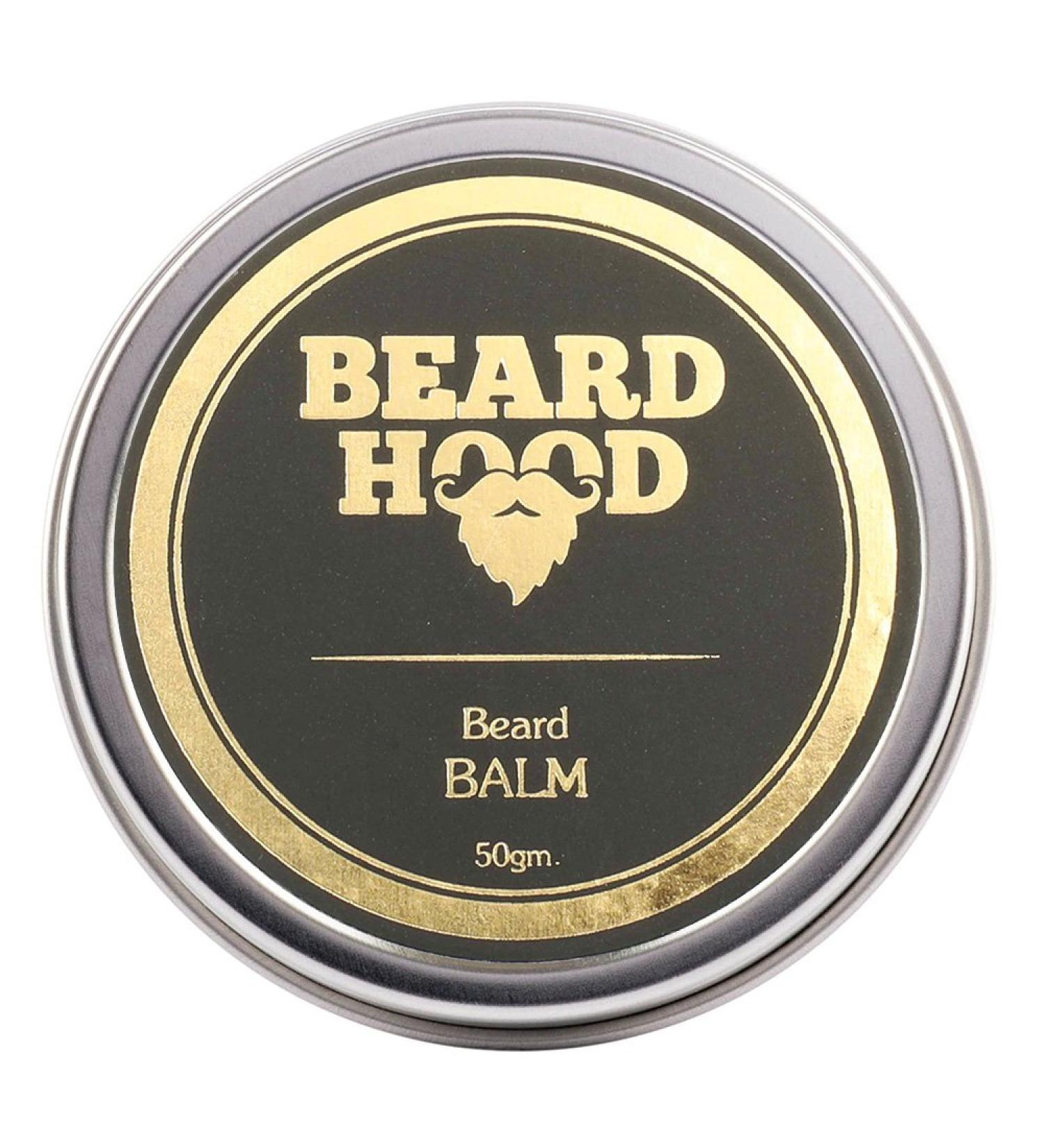 Beardhood 100% Natural Beard Balm - Premium Grooming for a Healthy Beard | 50g | International Shipping - Buy Online on GoSupps.com