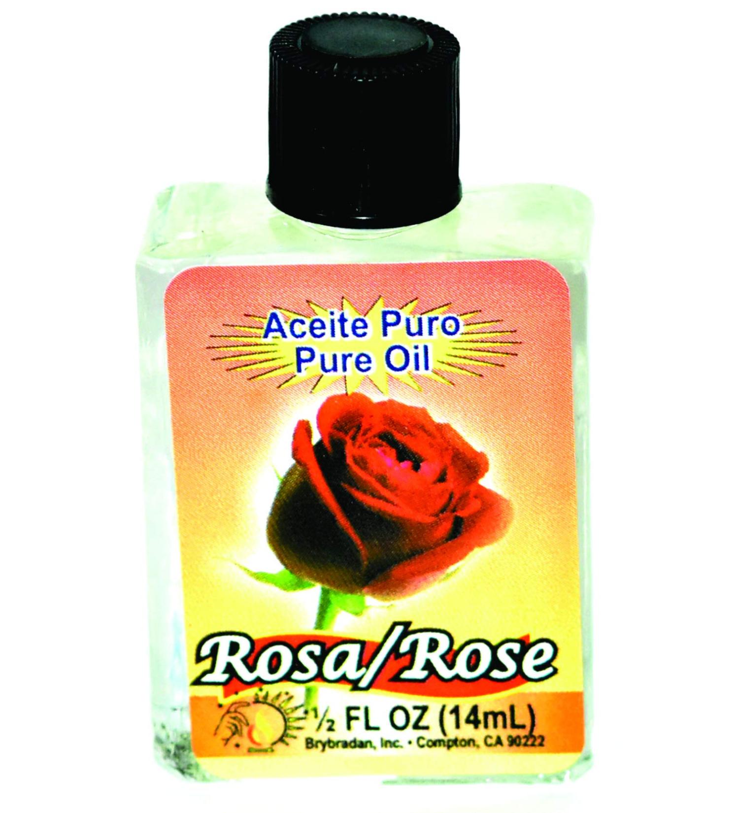 12 PIECES BRYBRADAN ROSE PURE OIL ROSA ACEITE PURO FL.OZ. (14.7 ML)