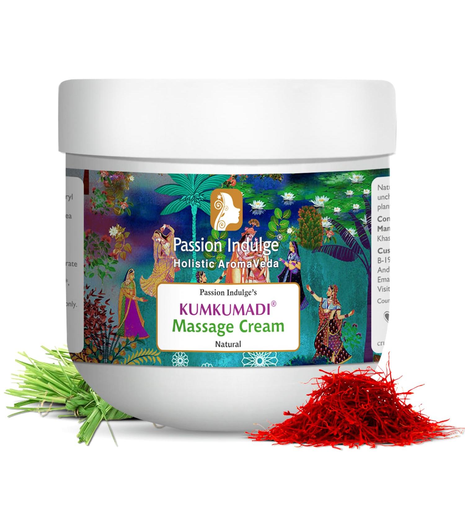 Passion Indulge Kumkumadi Massage Cream for Face | 200g - Buy Online on GoSupps.com