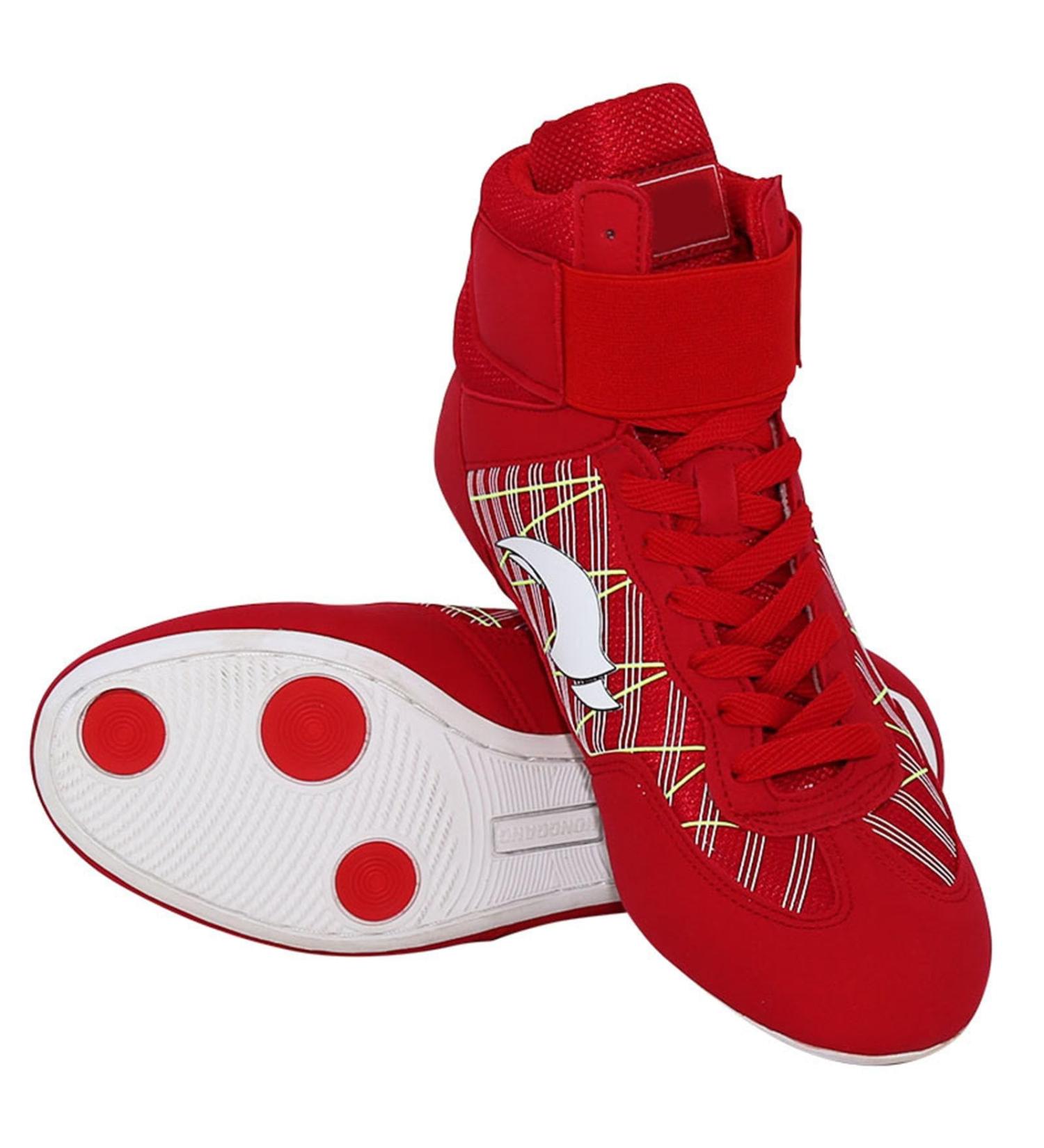 Unisex Boxing Shoes | Breathable & Non-Slip Martial Arts Footwear | Sizes 30-46 | Available in 3 Colors - Buy Online on GoSupps.com