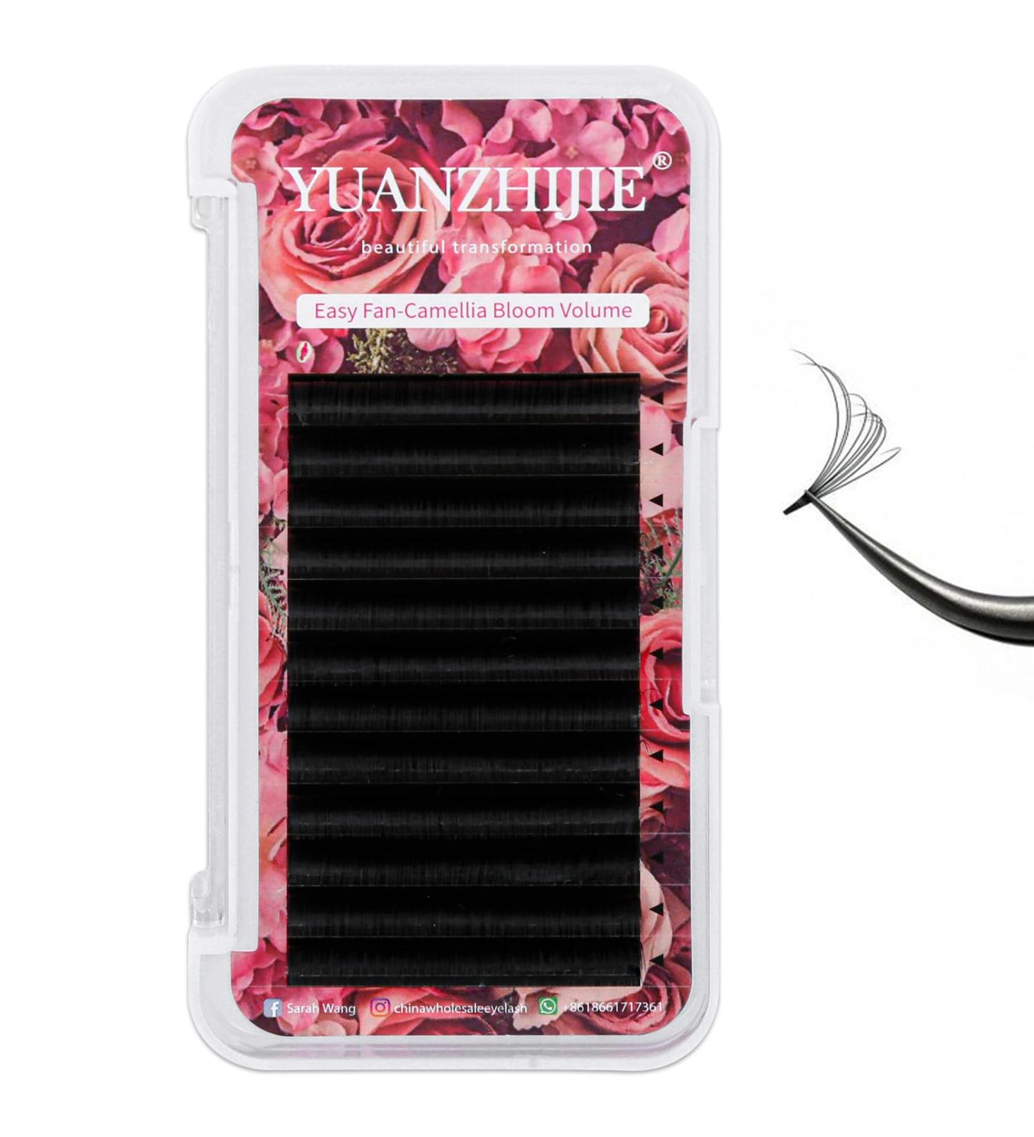 Buy 0.03 C Curl Eyelash Extensions - 8-15 Mixed Tray Volume Lashes for Professionals | Self Fanning 2D-10D by MASSCAKU - International Shipping - Buy Online on GoSupps.com