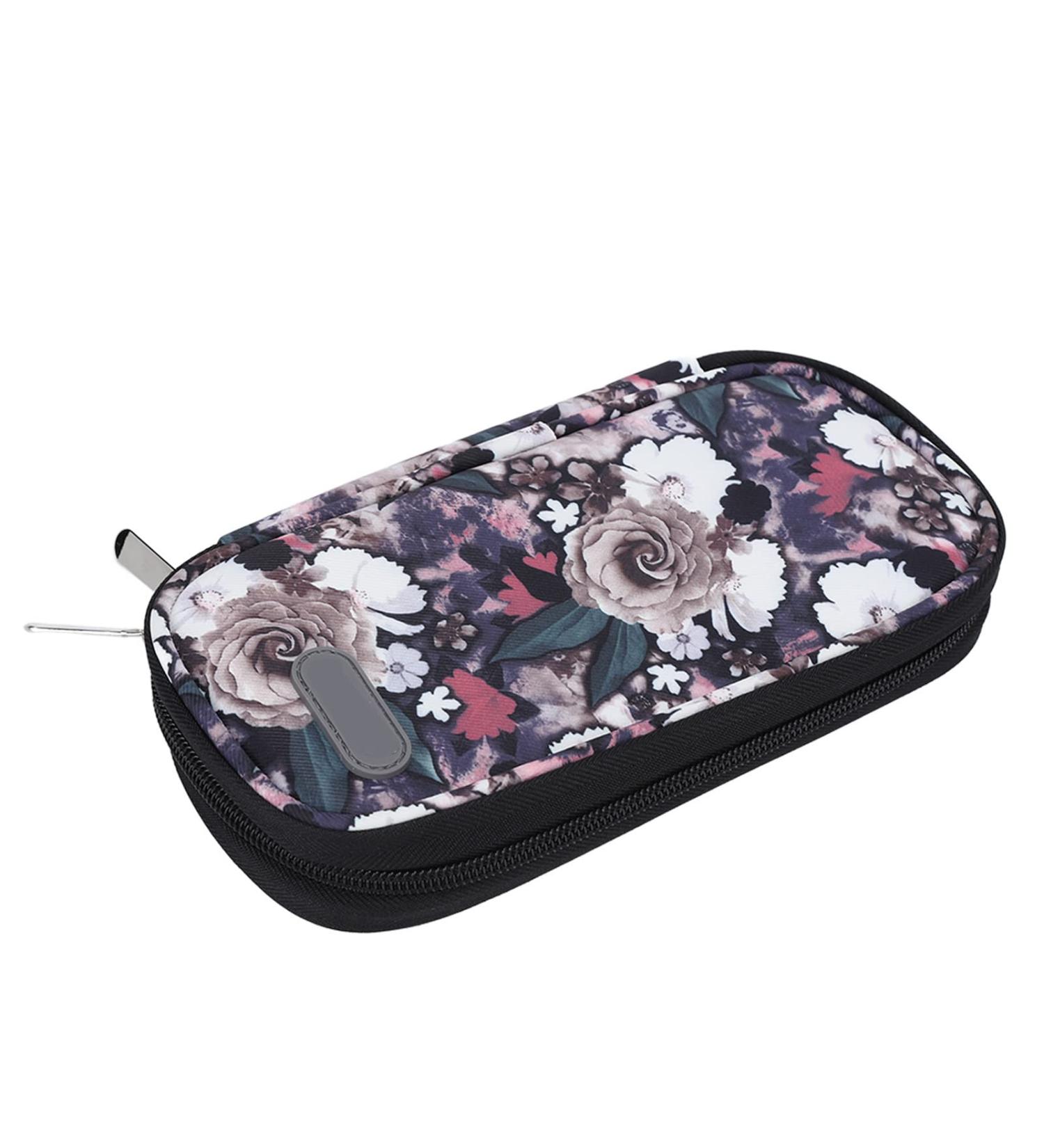 Diabetic Medication Cooler Bag - Gray Zipper Case for Outdoor Patients - Buy Online on GoSupps.com