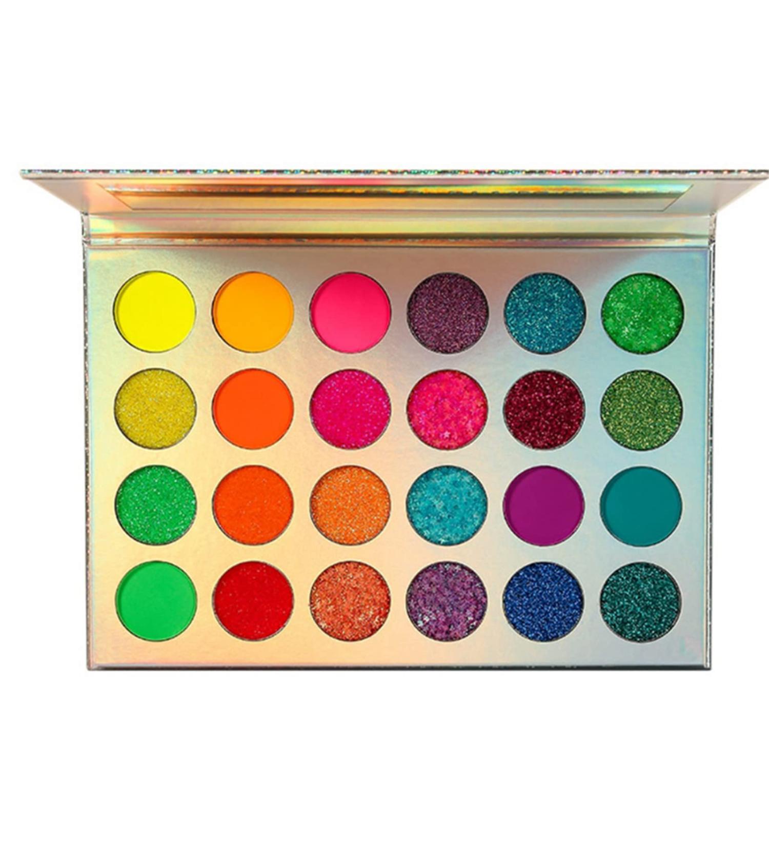 Eyeshadow Palette Colorful - 24-Colors Shimmer Eye Shadow | Long Lasting Waterproof Eye Makeup Palette with Women Girl Halloween Tmay - Buy Online on GoSupps.com