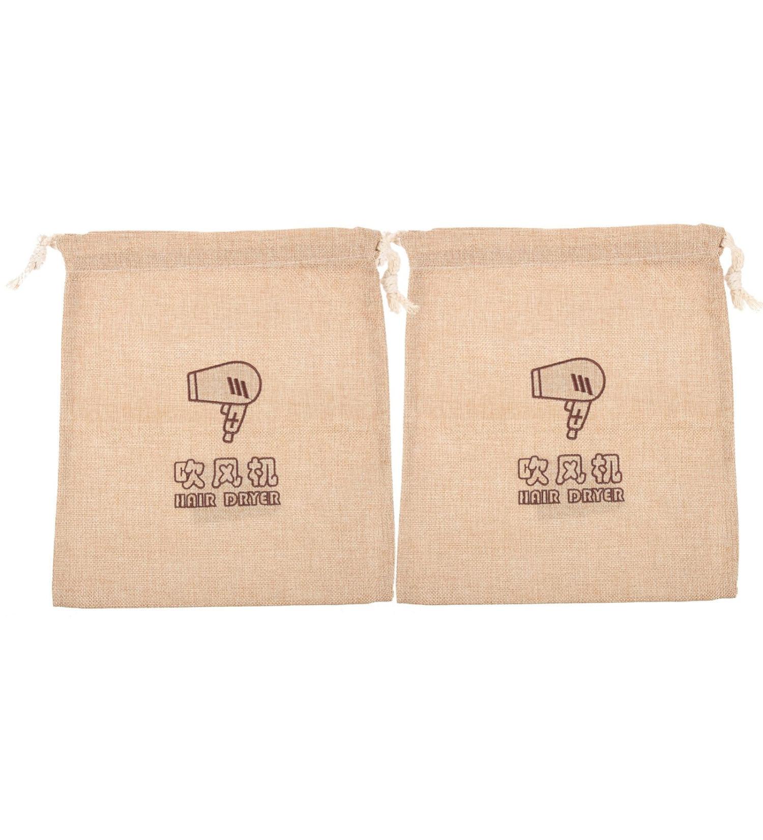Buy Healvian 2pcs Retractable Cord Hair Dryer Bags | Portable Drawstring Storage & Travel Carry Bag - International Shipping Available - Buy Online on GoSupps.com