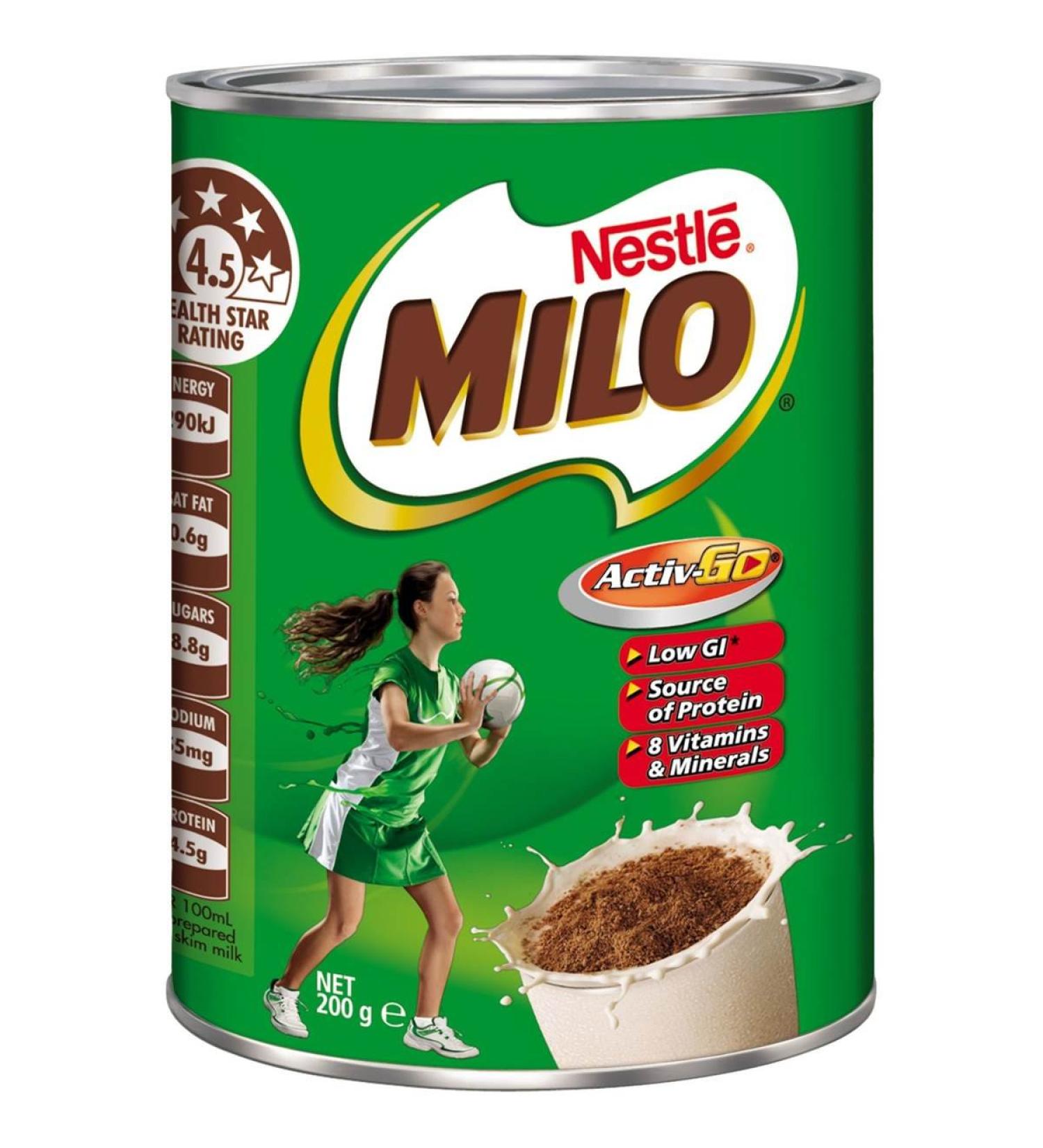 Nestl Milo Instant Malted Chocolate Drink 200G - Buy Online on GoSupps.com