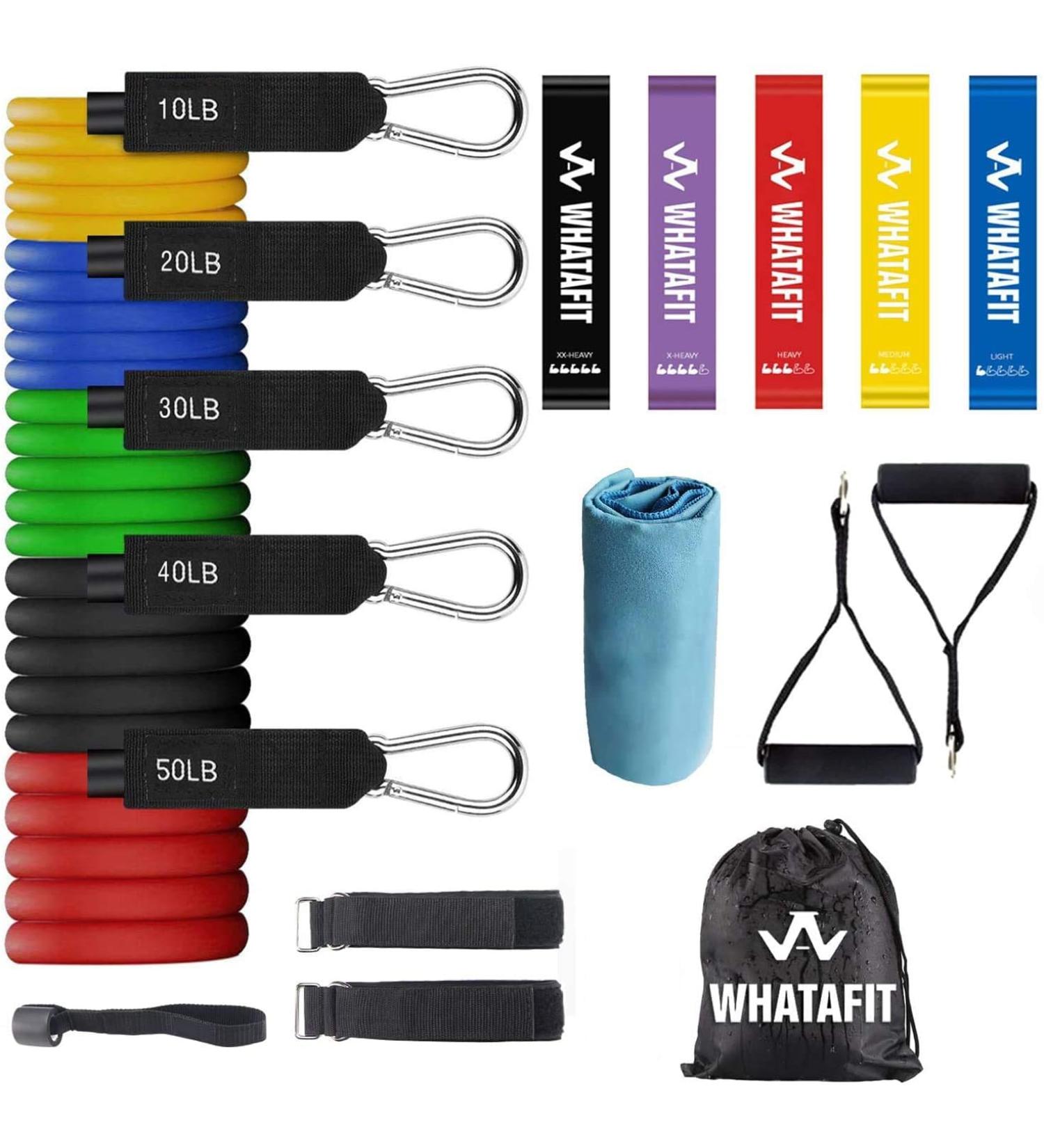 Resistance Bands Exercise Bands Resistance Bands for Working Out Work Out Bands with Handles for Men and Women Fitness Strength Training Home Gym Equipment (Assorted) - Buy Online on GoSupps.com