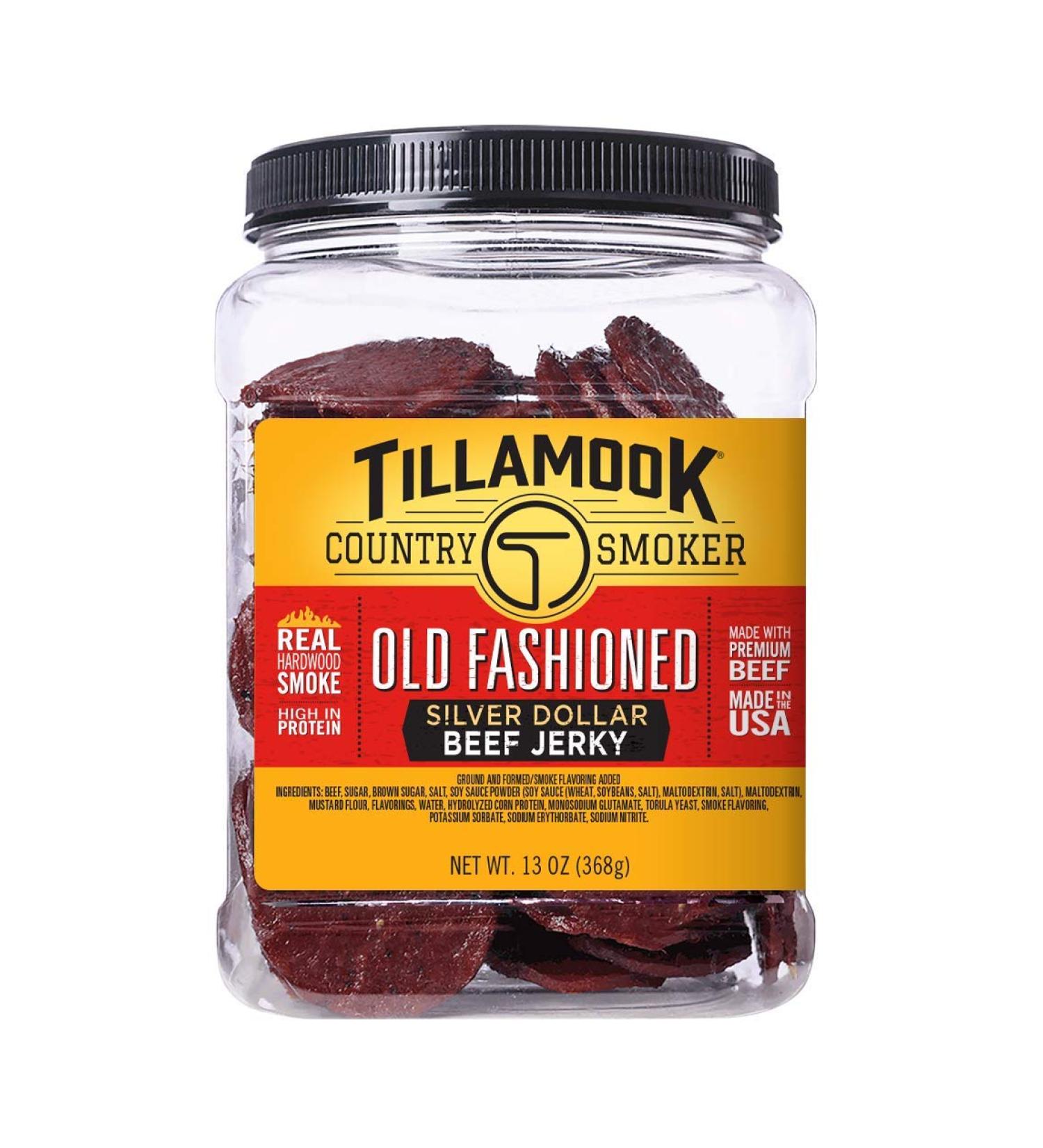 Buy Tillamook Country Smoker Hardwood Smoked Silver Dollar Beef Jerky - 13 Oz Old Fashioned Flavor - Buy Online on GoSupps.com