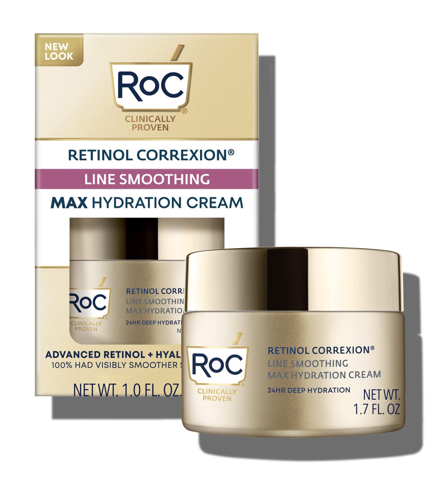 RoC Retinol Correxion Max Daily Hydration Crأ¨me 1.7 oz - Anti-Aging Moisturizer - Buy Online on GoSupps.com