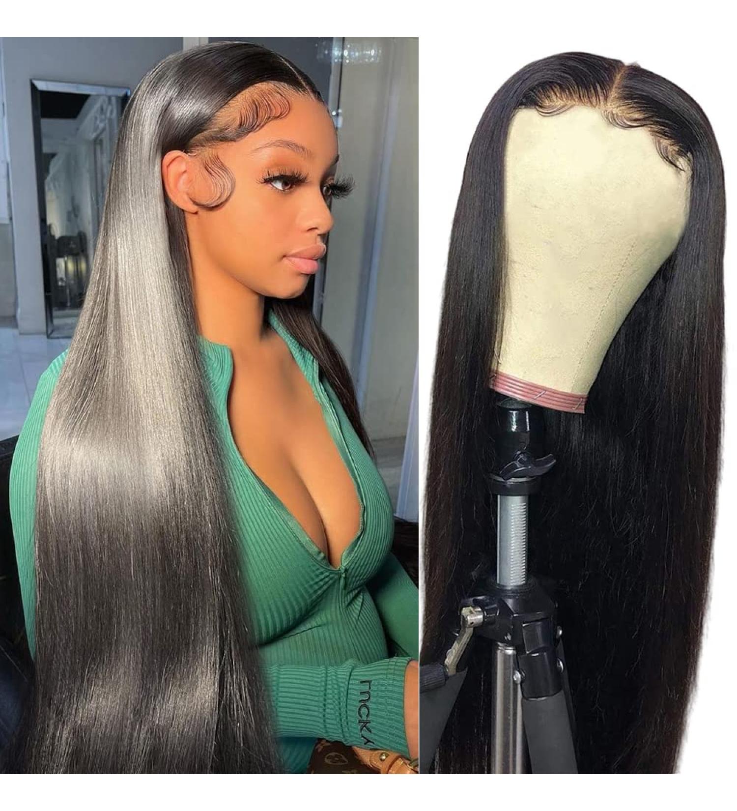 24 Brazilian Human Hair Lace Front Wig - 180% Density - Natural Color - T Part Style - Buy Online on GoSupps.com