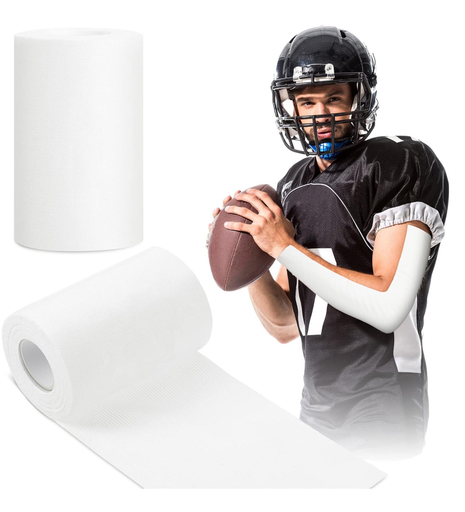 2 Rolls Turf Tape 21.87 Yards - Athletic Sports Tape for Trainers - No Residue - Ideal for Football, Baseball, Boxing, Soccer, Hockey, Basketball - White - Buy Online on GoSupps.com