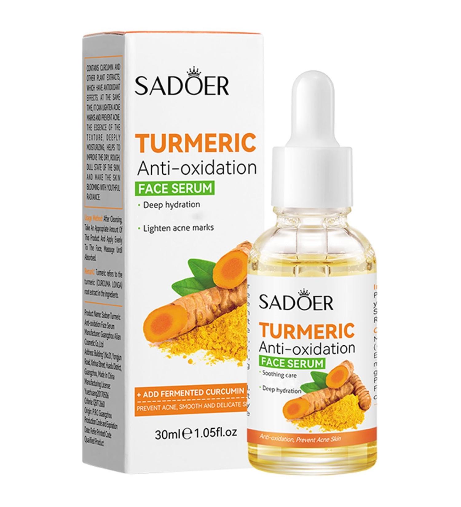 Turmeric Moisturizer Serum - Hydrating Face & Body Skincare for All Skin Types | Deep Moisturizing for Dry Skin - Buy Online on GoSupps.com